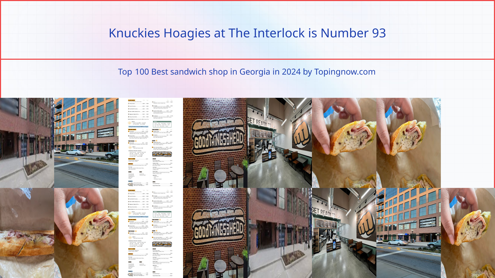 Knuckies Hoagies at The Interlock: Top 100 Best sandwich shop in Georgia in 2025