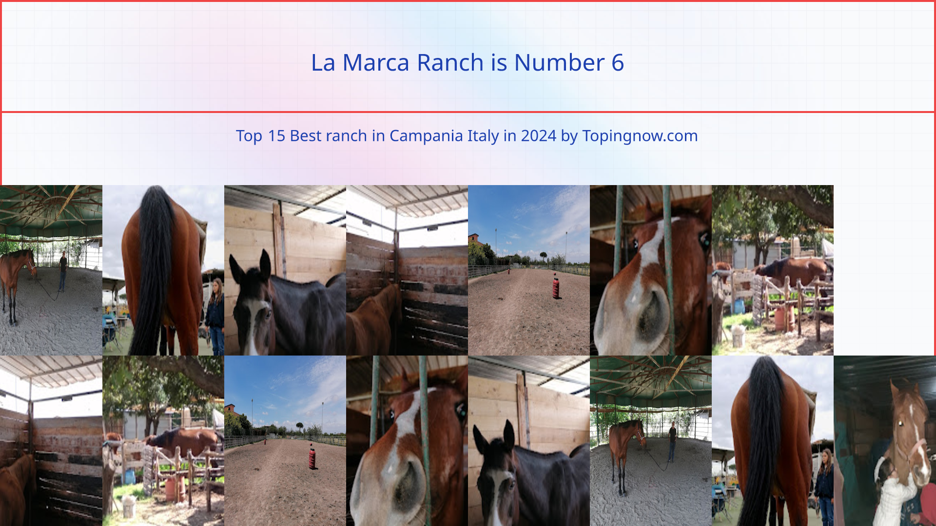 La Marca Ranch: Top 15 Best ranch in Campania Italy in 2024