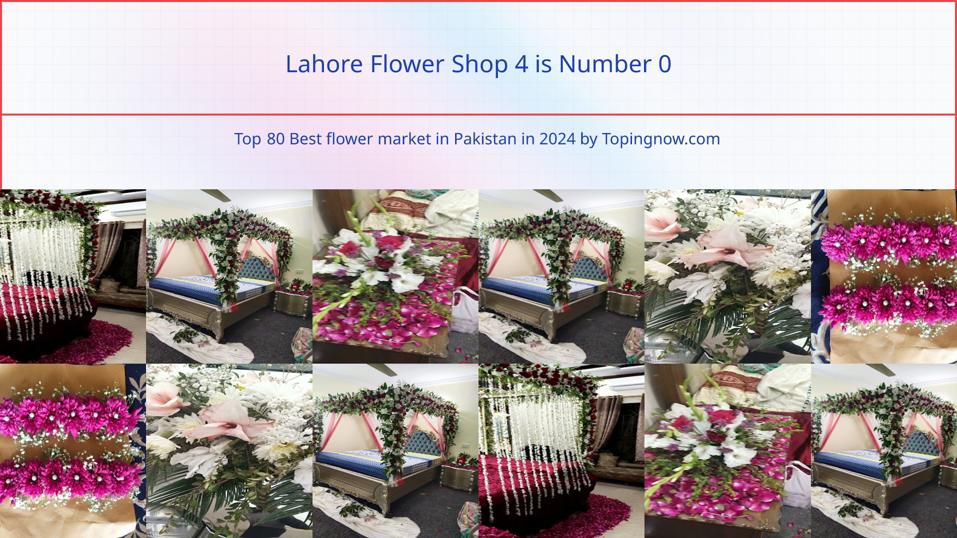 Lahore Flower Shop 4: Top 80 Best flower market in Pakistan in 2025