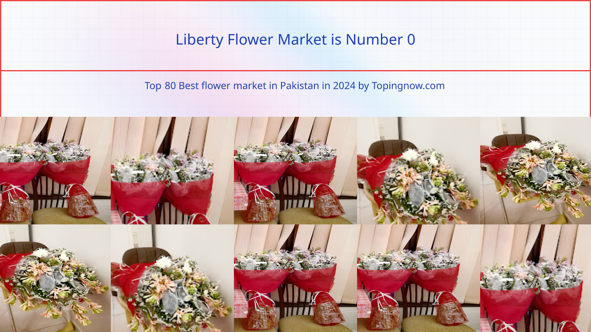 Liberty Flower Market: Top 80 Best flower market in Pakistan in 2024
