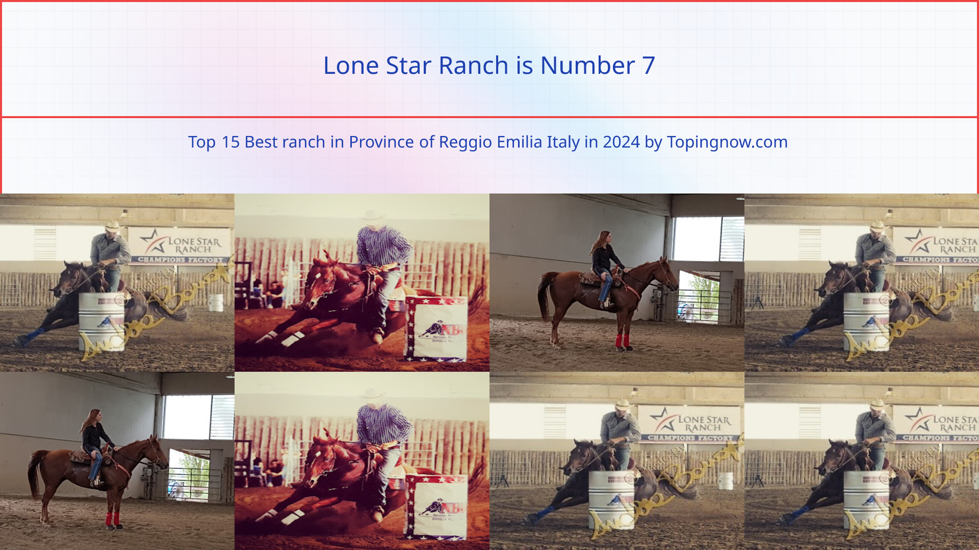 Lone Star Ranch: Top 15 Best ranch in Province of Reggio Emilia Italy in 2024