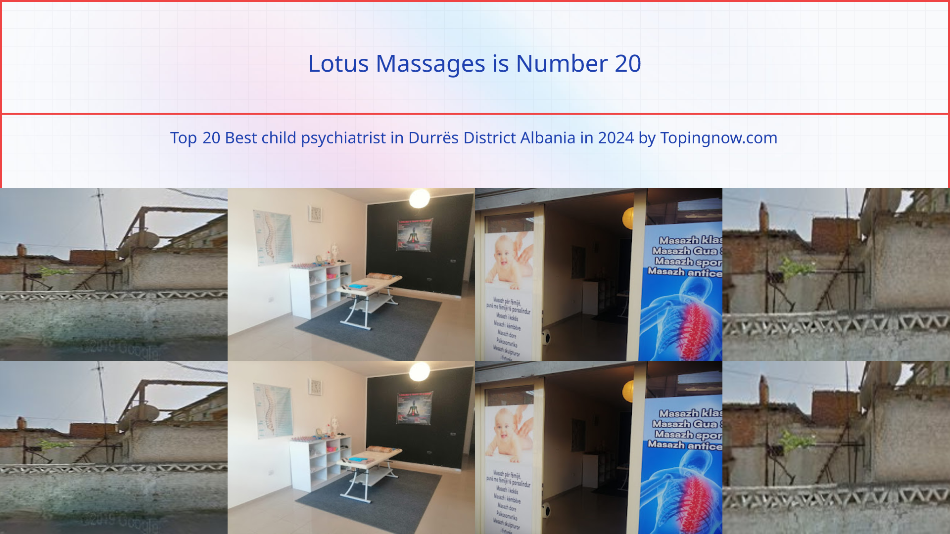 Lotus Massages: Top 20 Best child psychiatrist in Durrës District Albania in 2025