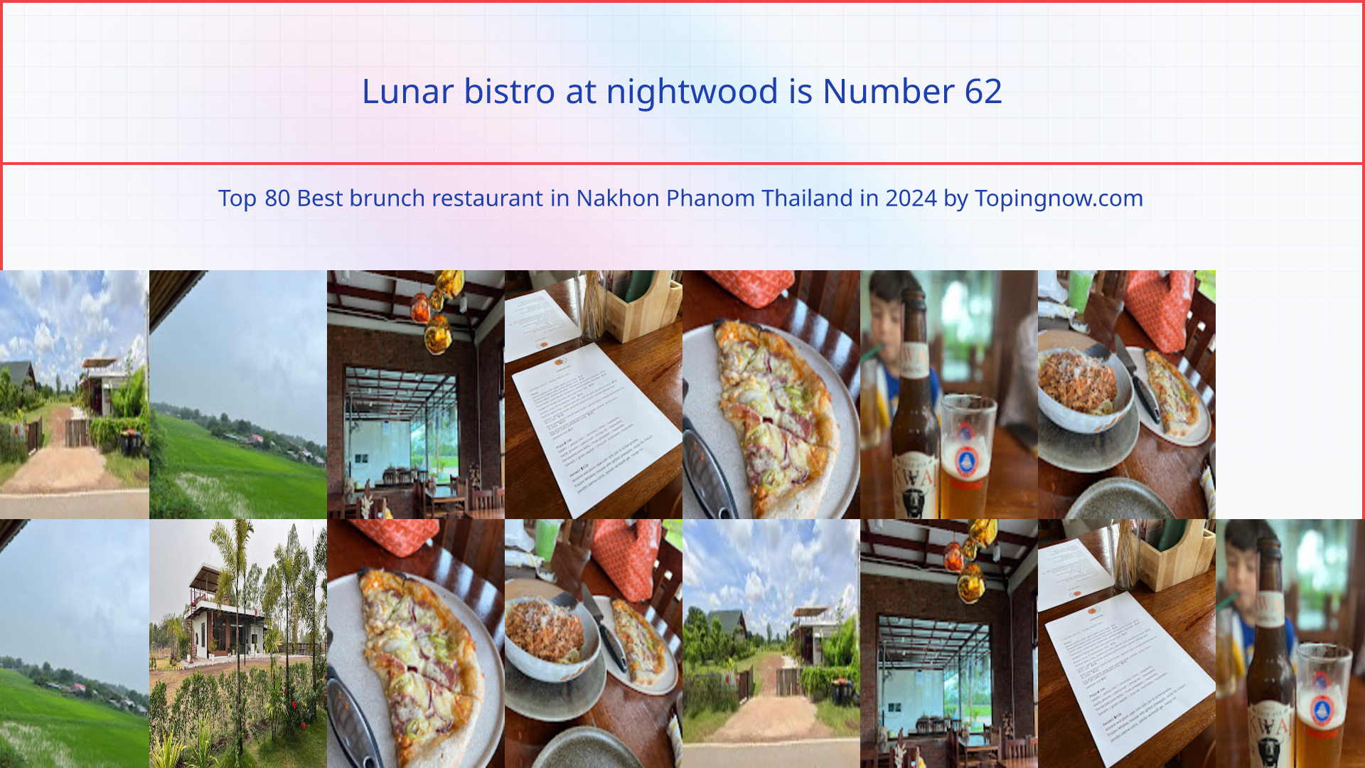 Lunar bistro at nightwood: Top 80 Best brunch restaurant in Nakhon Phanom Thailand in 2025