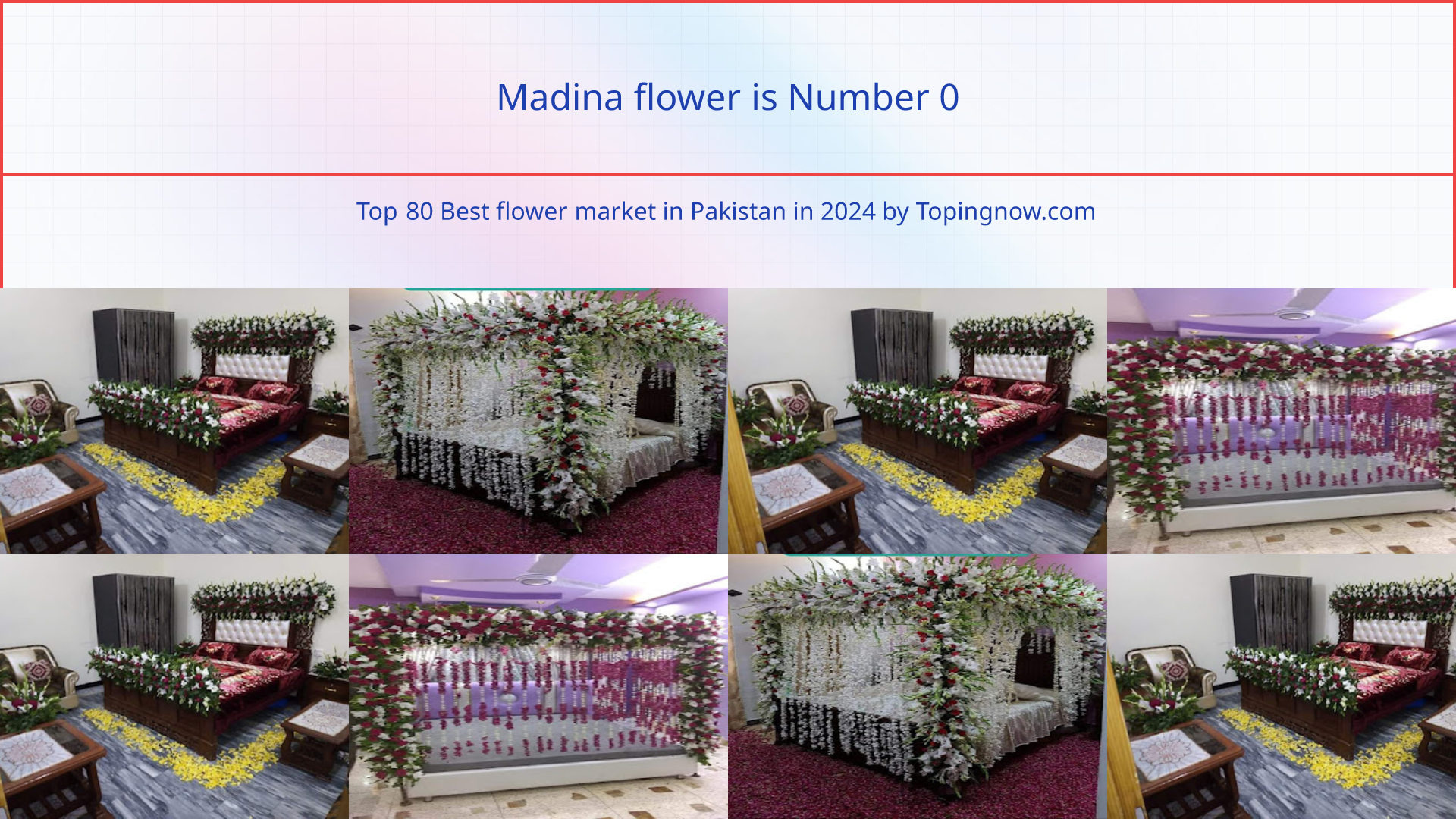 Madina flower: Top 80 Best flower market in Pakistan in 2024