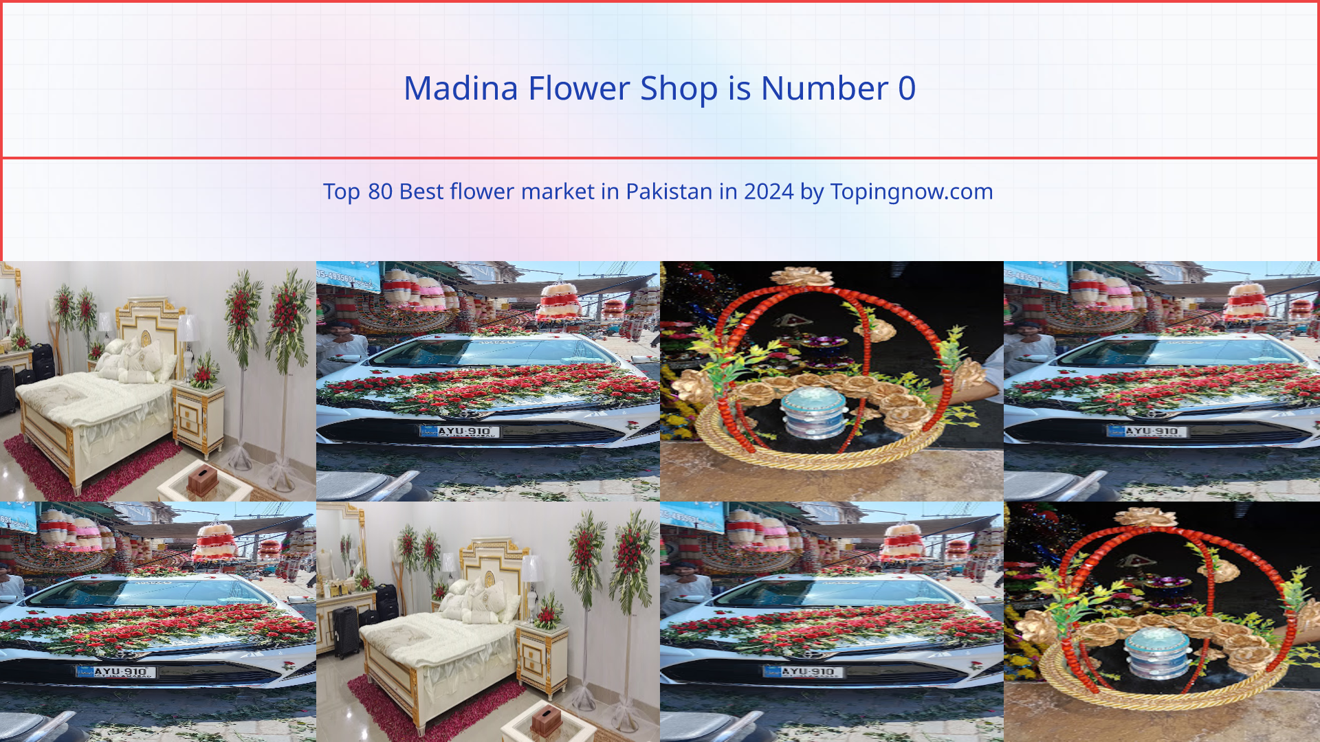 Madina Flower Shop: Top 80 Best flower market in Pakistan in 2024