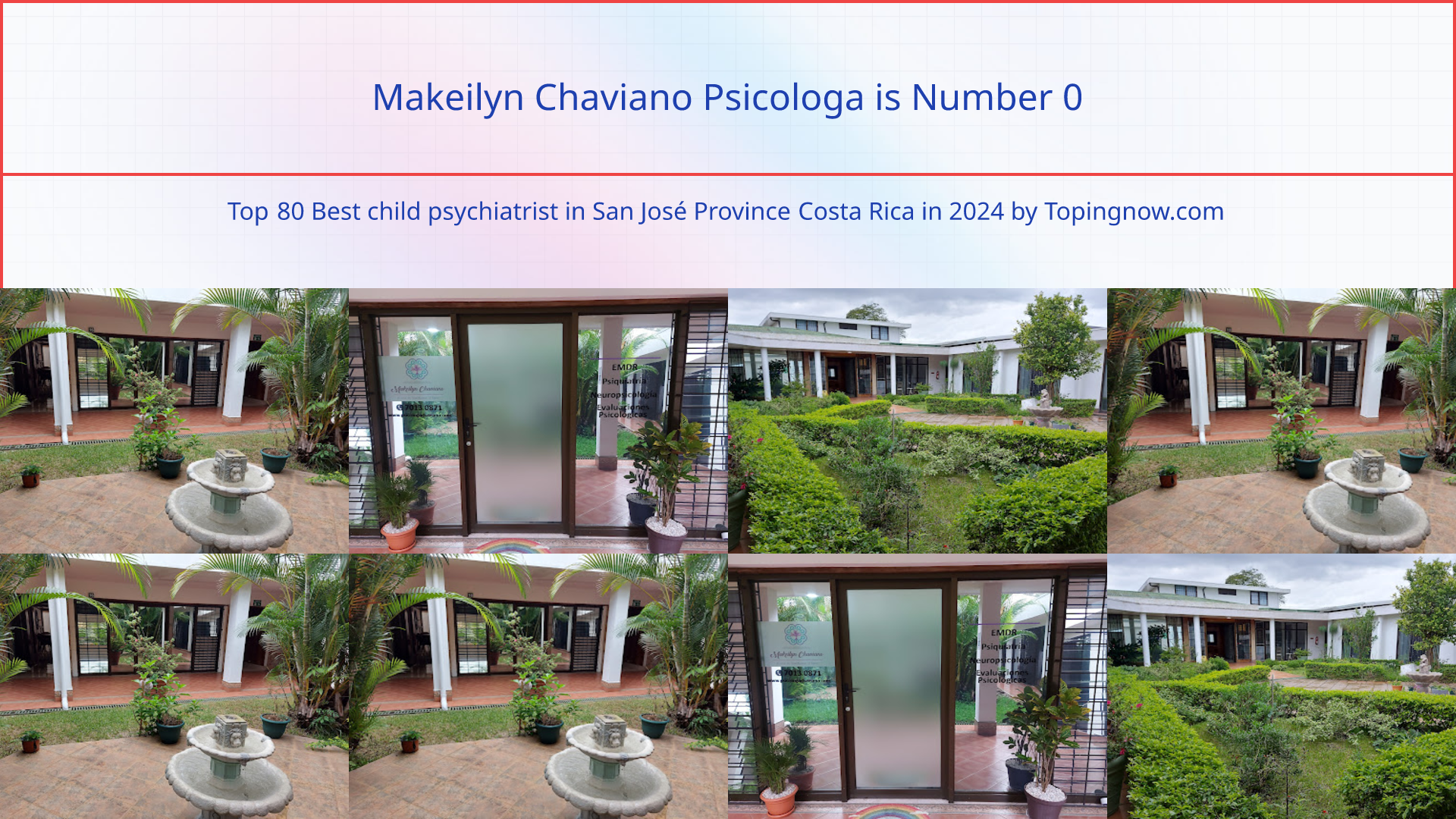 Makeilyn Chaviano Psicologa: Top 80 Best child psychiatrist in San José Province Costa Rica in 2024