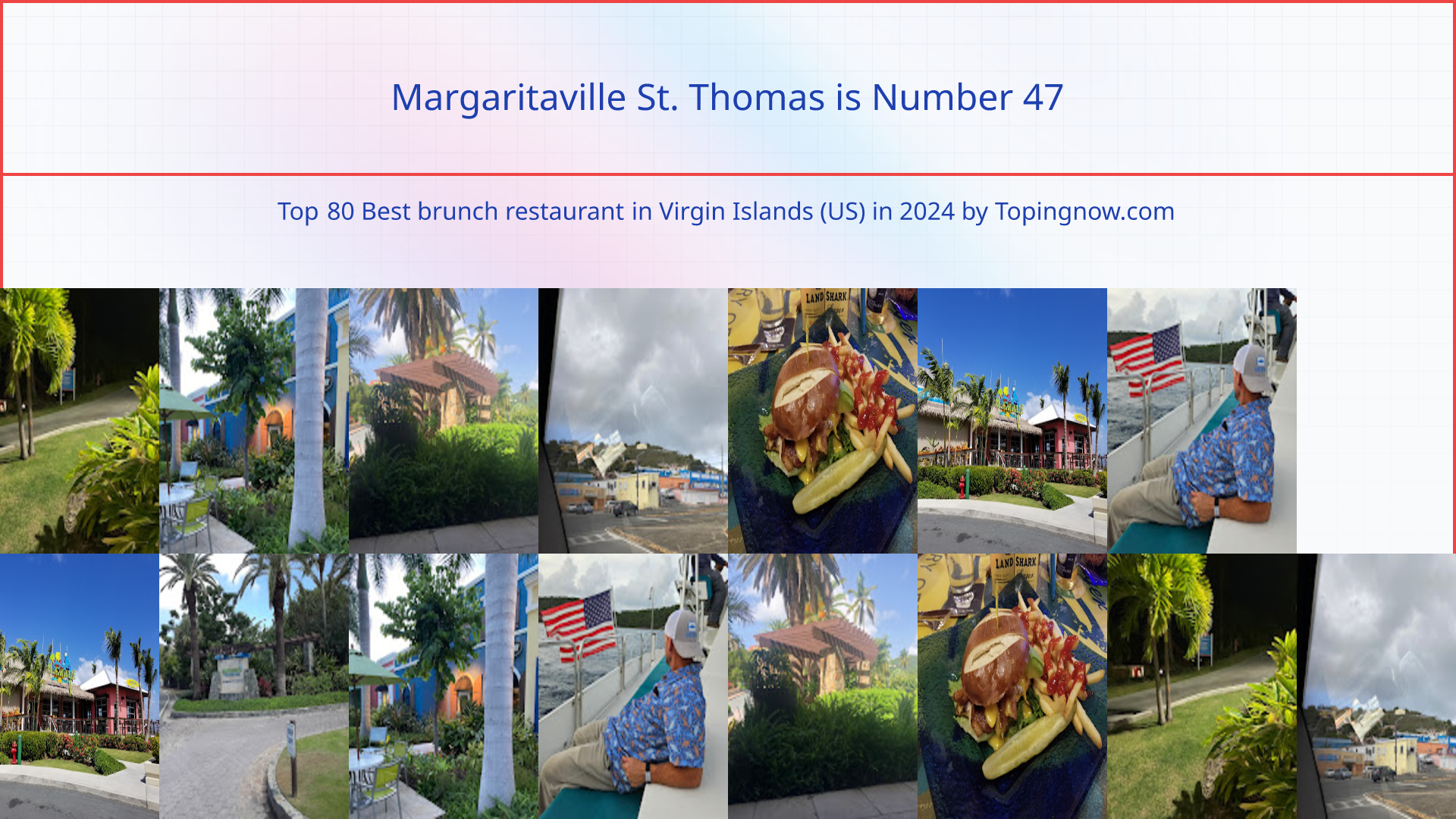 Margaritaville St. Thomas: Top 80 Best brunch restaurant in Virgin Islands (US) in 2024