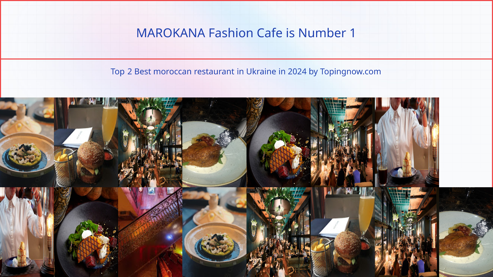 MAROKANA Fashion Cafe: Top 2 Best moroccan restaurant in Ukraine in 2024