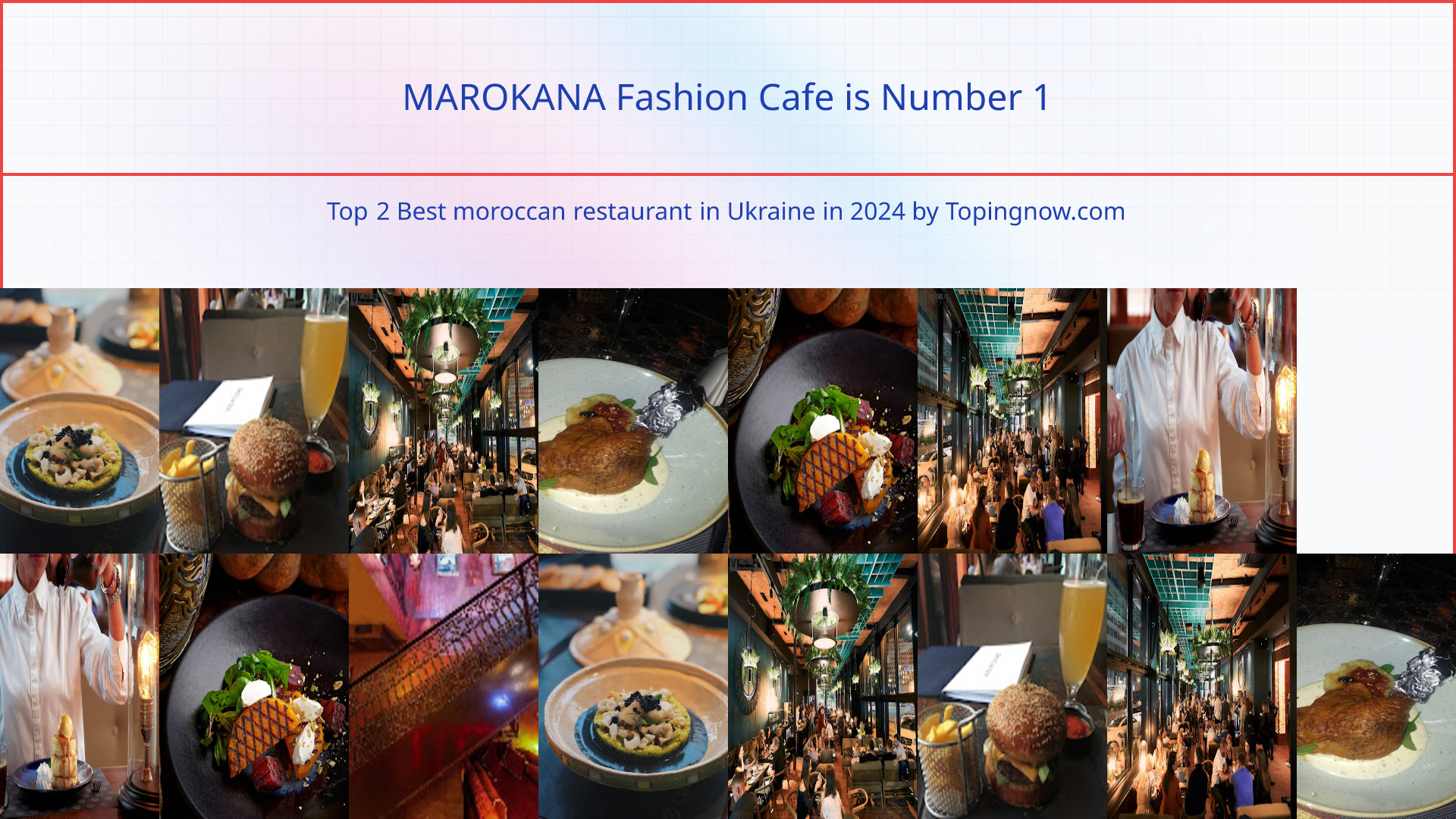 MAROKANA Fashion Cafe: Top 2 Best moroccan restaurant in Ukraine in 2025