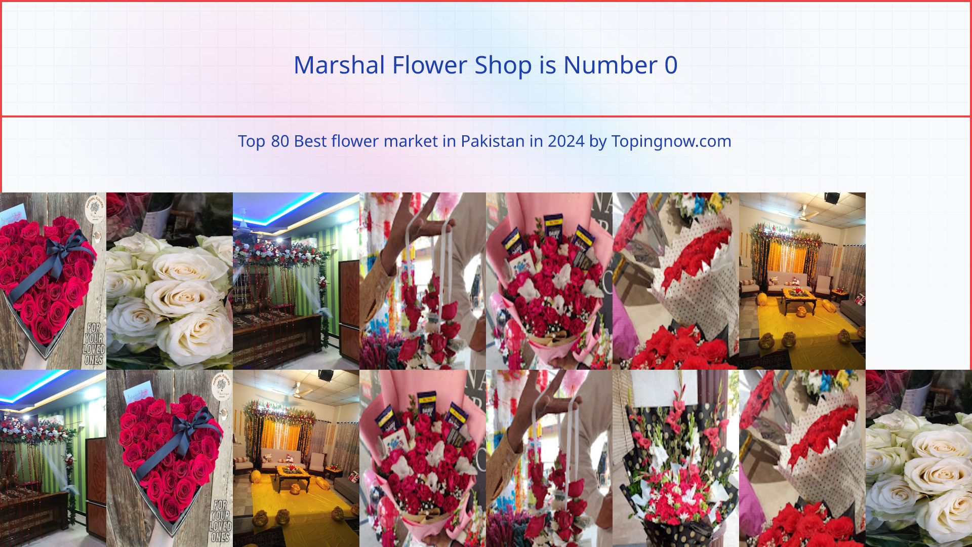 Marshal Flower Shop: Top 80 Best flower market in Pakistan in 2025