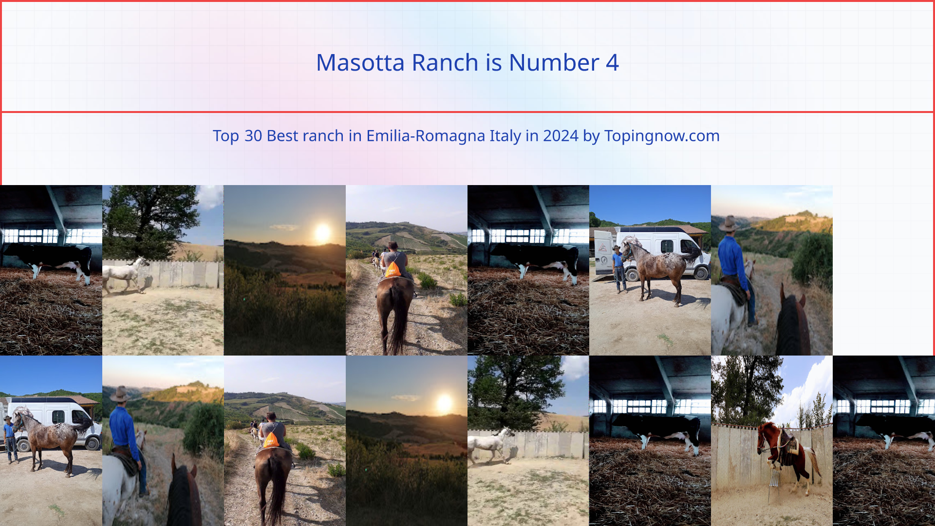 Masotta Ranch: Top 30 Best ranch in Emilia-Romagna Italy in 2024
