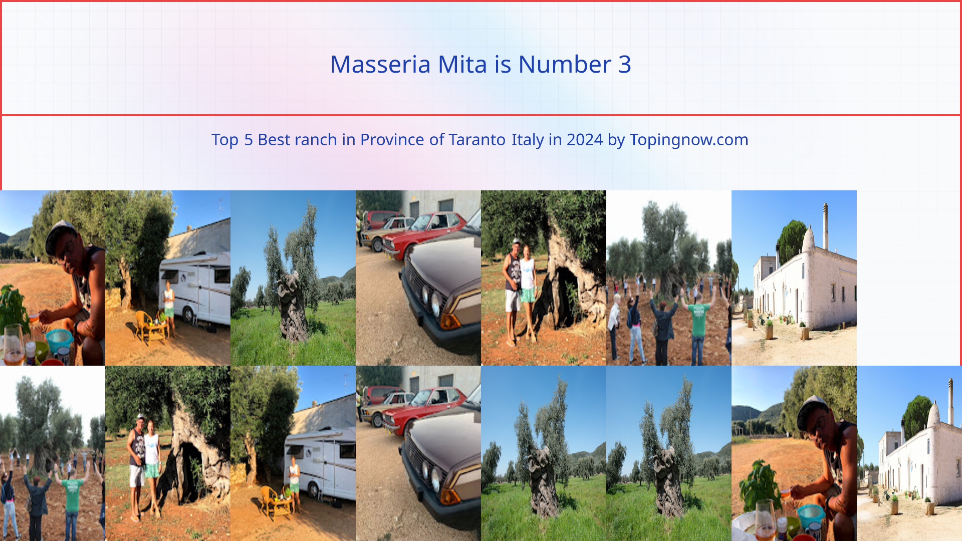 Masseria Mita: Top 5 Best ranch in Province of Taranto Italy in 2024