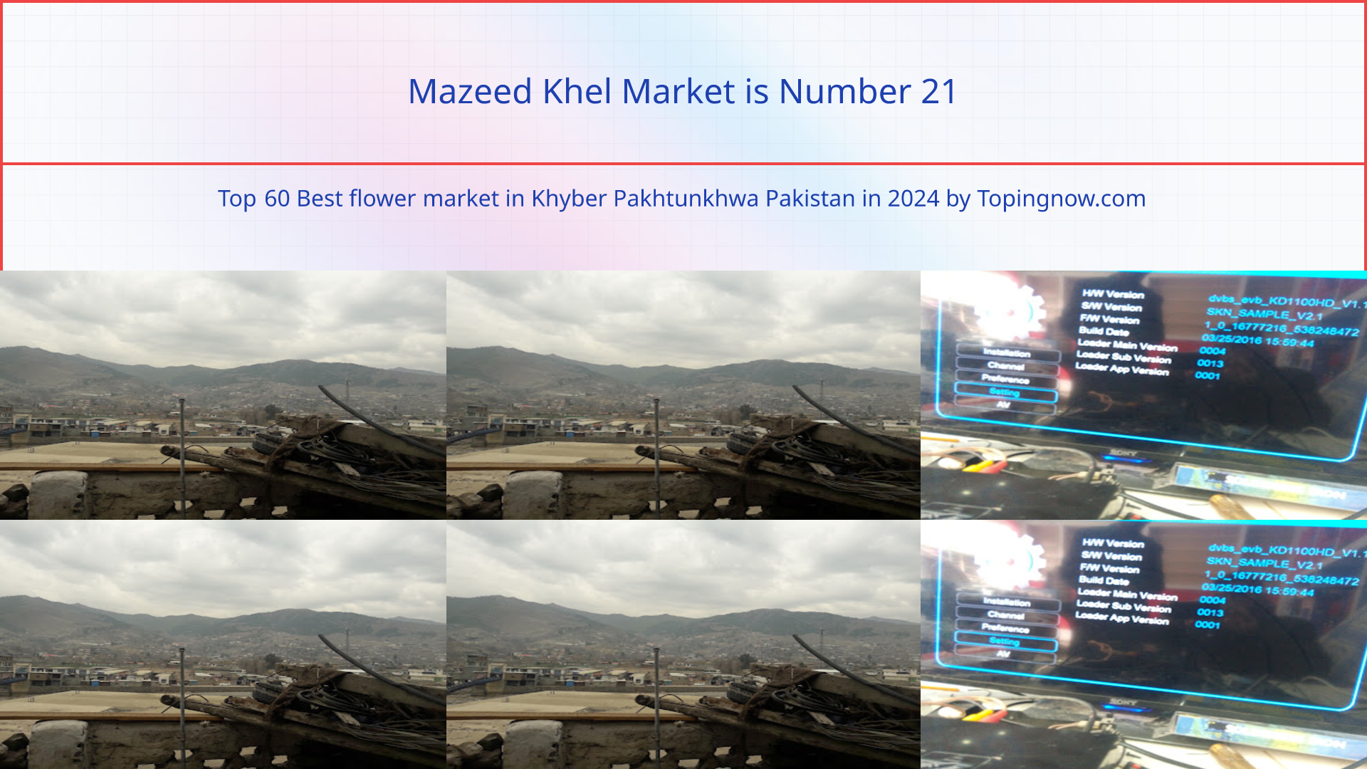 Mazeed Khel Market: Top 60 Best flower market in Khyber Pakhtunkhwa Pakistan in 2024