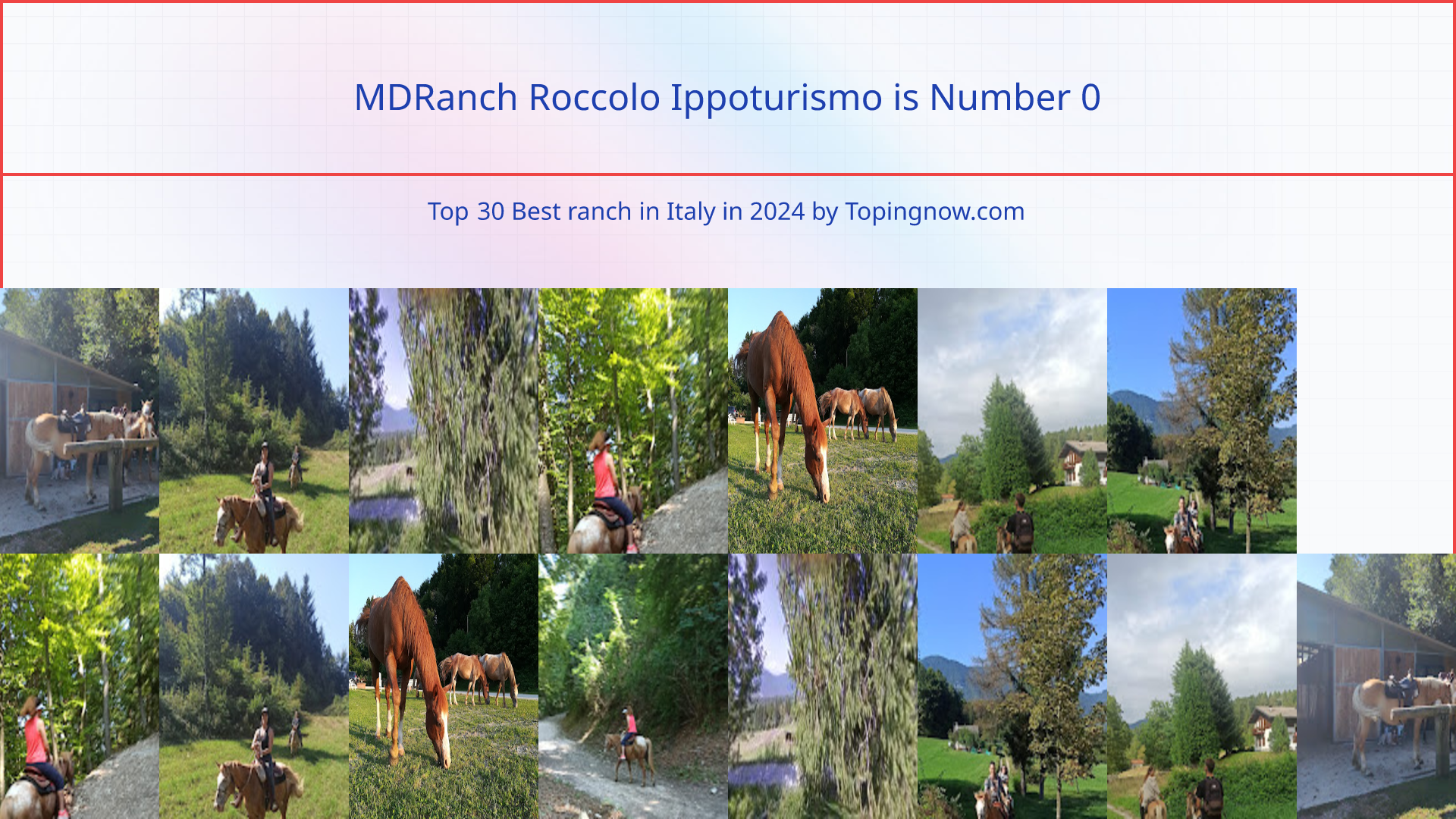 MDRanch Roccolo Ippoturismo: Top 30 Best ranch in Italy in 2025