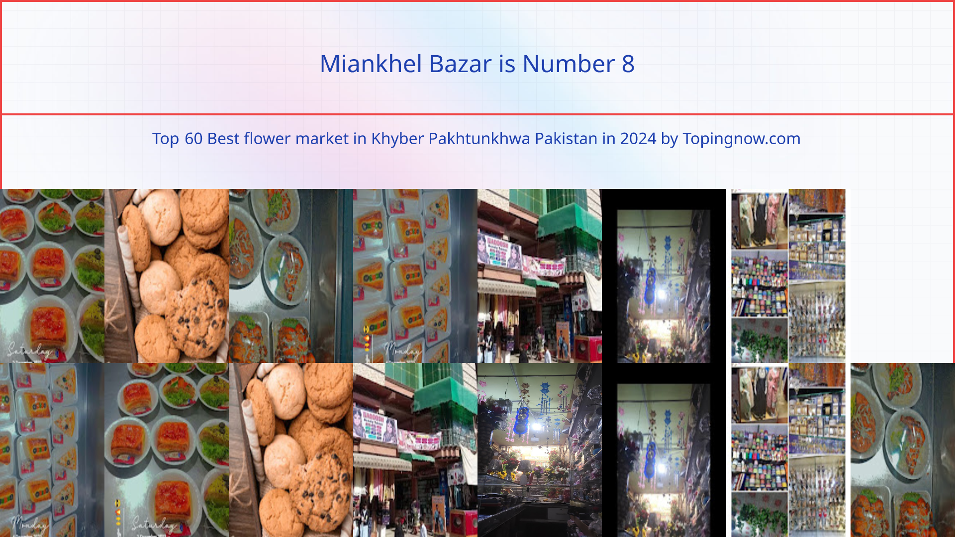 Miankhel Bazar: Top 60 Best flower market in Khyber Pakhtunkhwa Pakistan in 2024