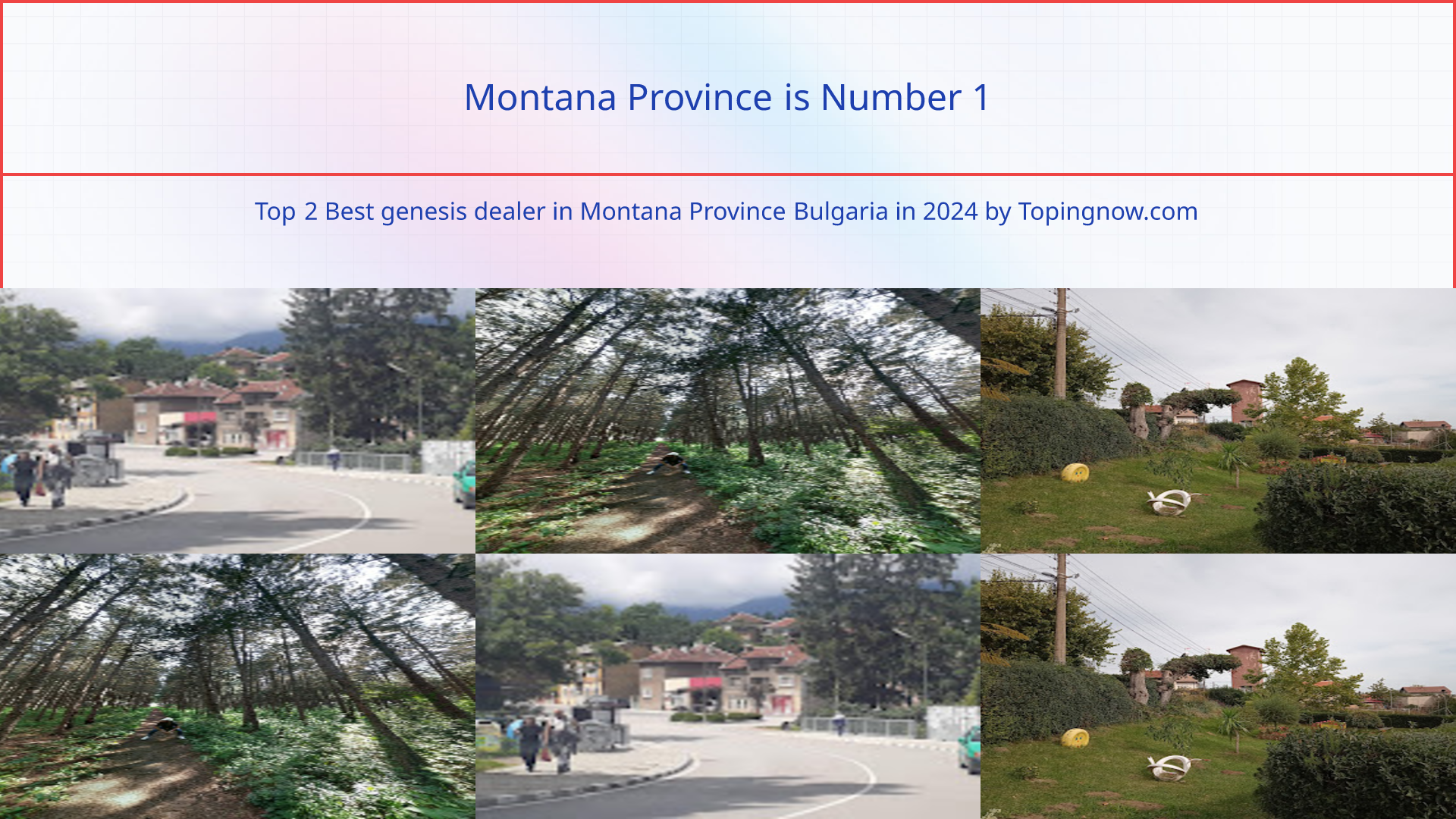 Montana Province: Top 2 Best genesis dealer in Montana Province Bulgaria in 2024