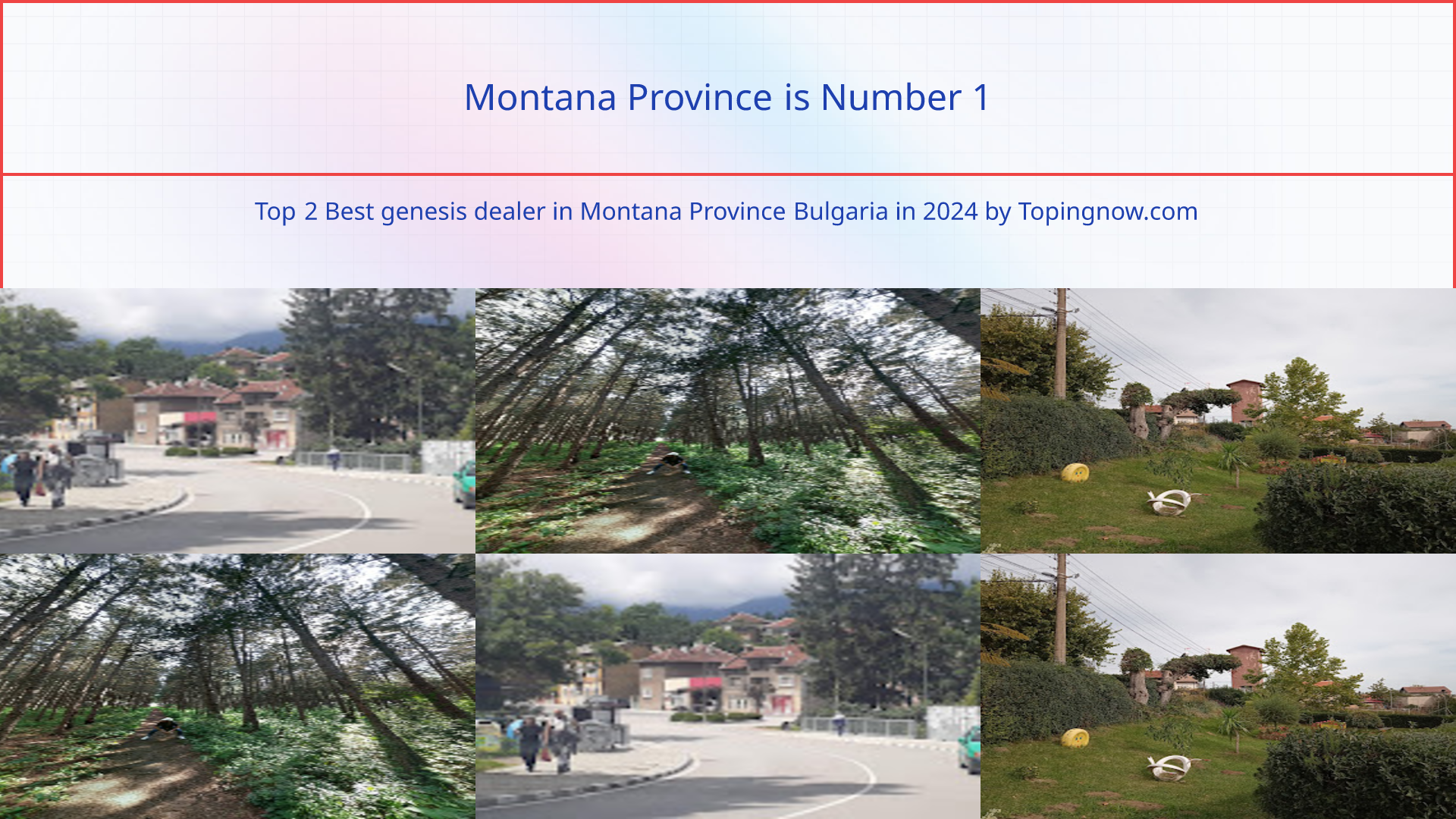 Montana Province: Top 2 Best genesis dealer in Montana Province Bulgaria in 2025