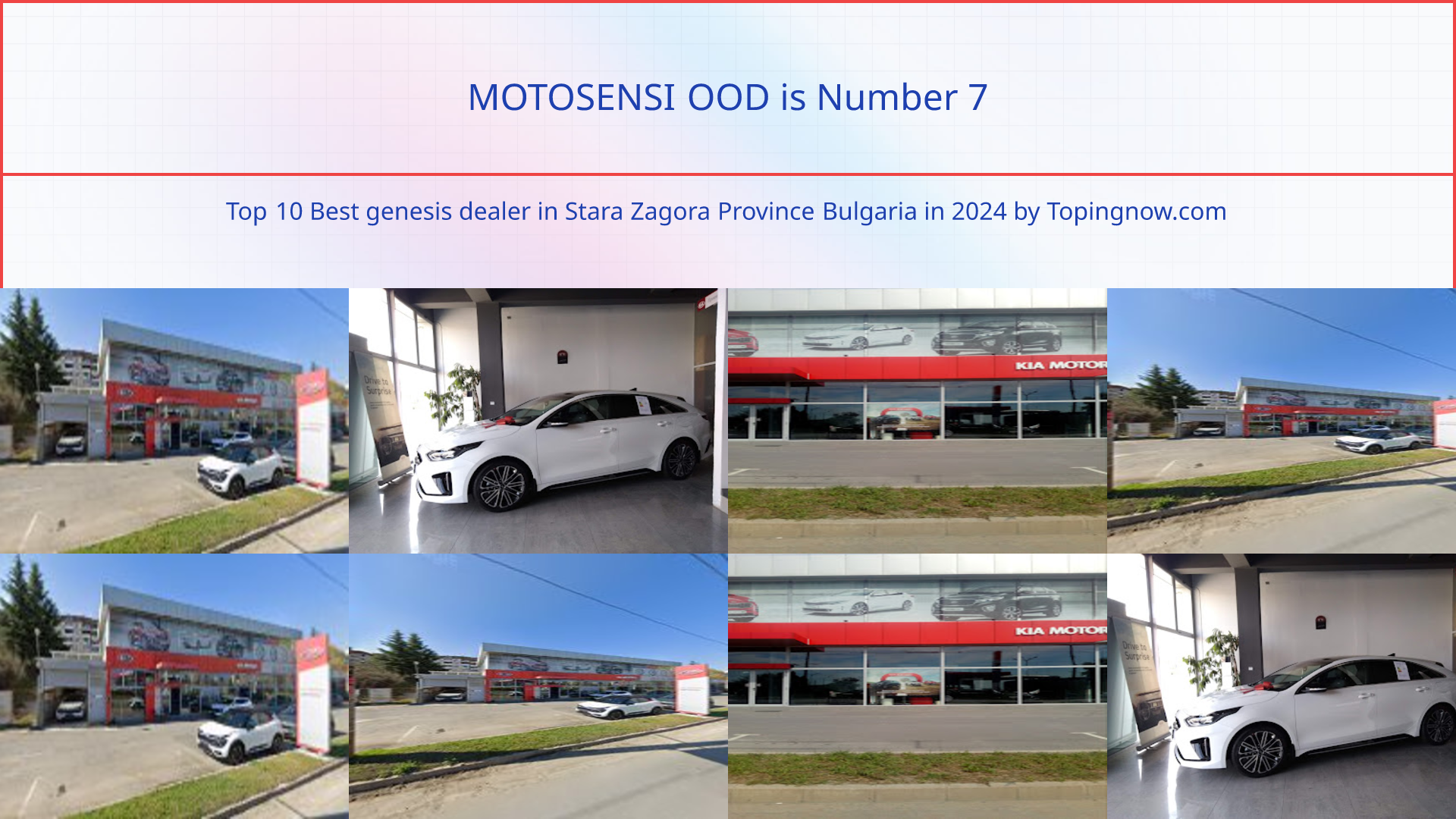 MOTOSENSI OOD: Top 10 Best genesis dealer in Stara Zagora Province Bulgaria in 2025