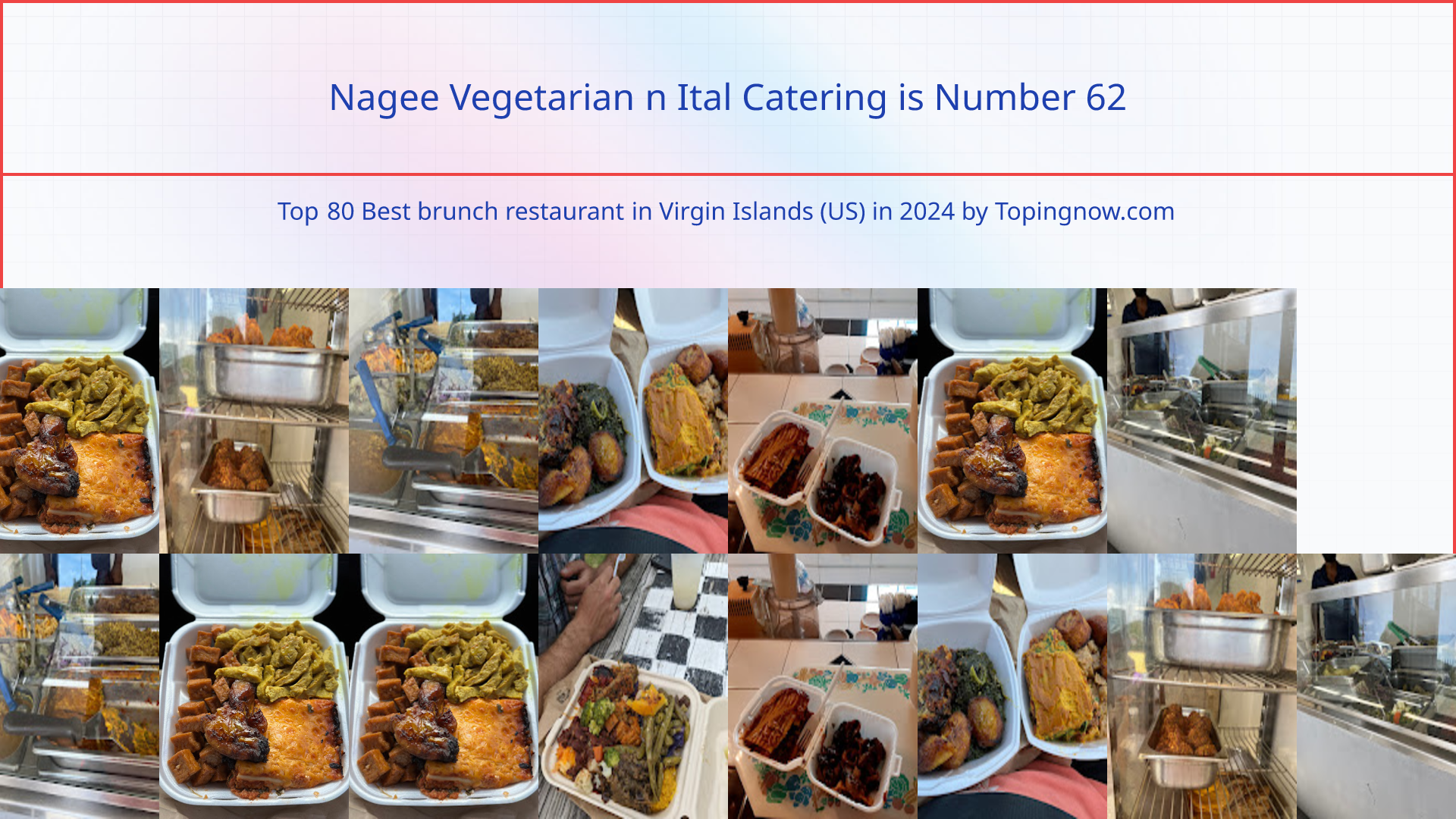 Nagee Vegetarian n Ital Catering: Top 80 Best brunch restaurant in Virgin Islands (US) in 2024