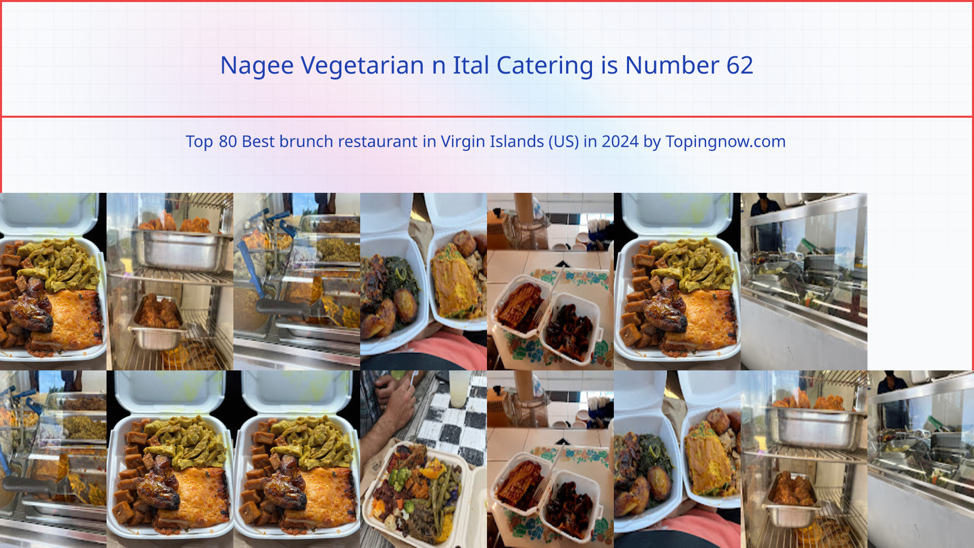 Nagee Vegetarian n Ital Catering: Top 80 Best brunch restaurant in Virgin Islands (US) in 2025
