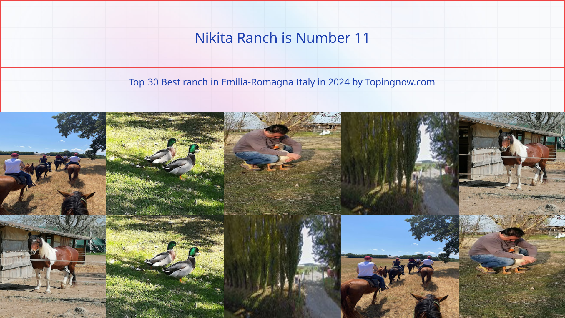 Nikita Ranch: Top 30 Best ranch in Emilia-Romagna Italy in 2024