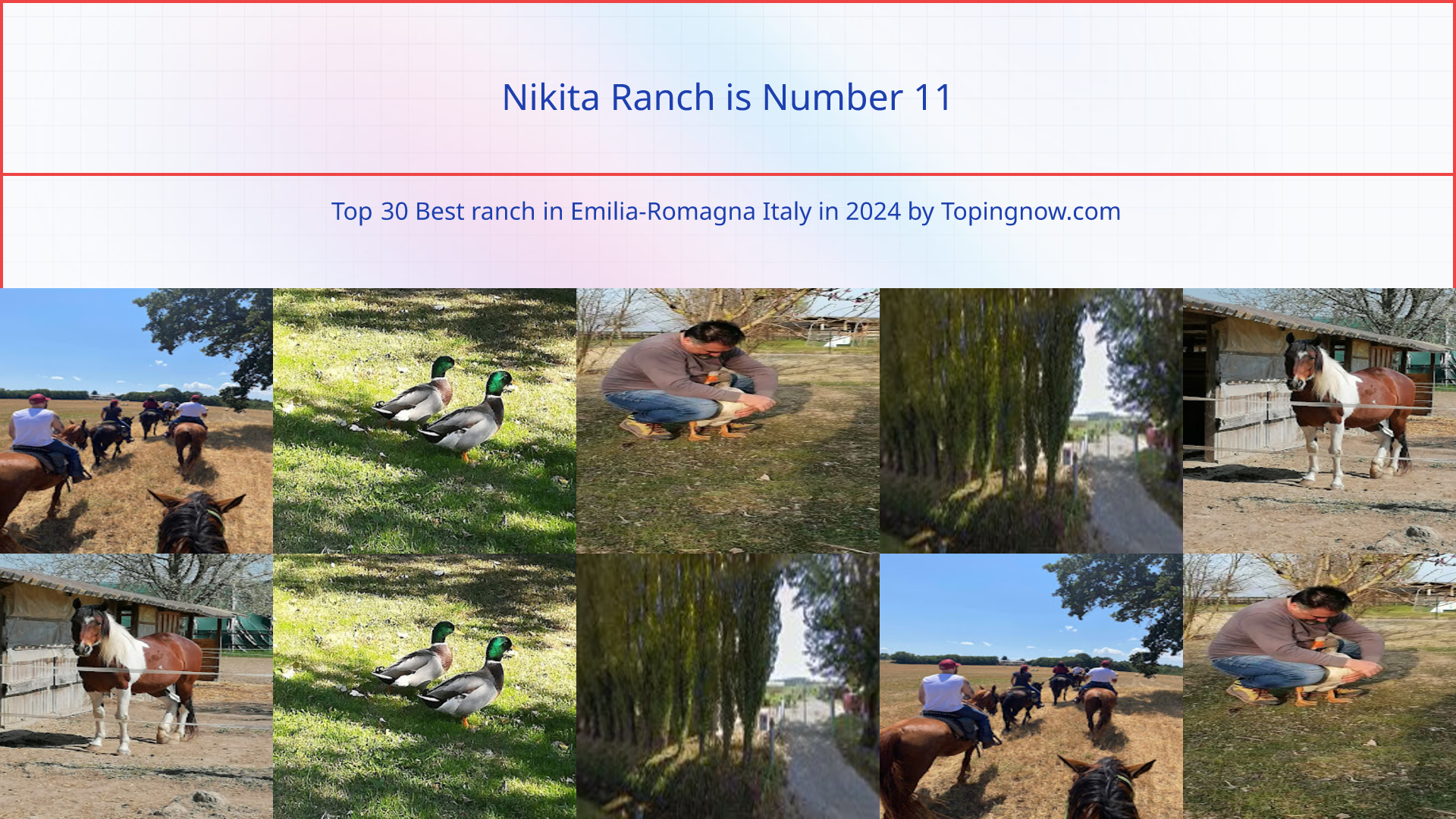 Nikita Ranch: Top 30 Best ranch in Emilia-Romagna Italy in 2025