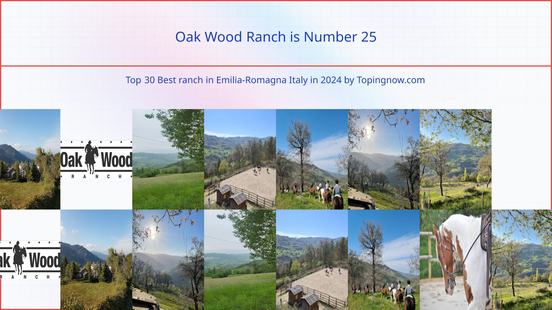 Oak Wood Ranch: Top 30 Best ranch in Emilia-Romagna Italy in 2024