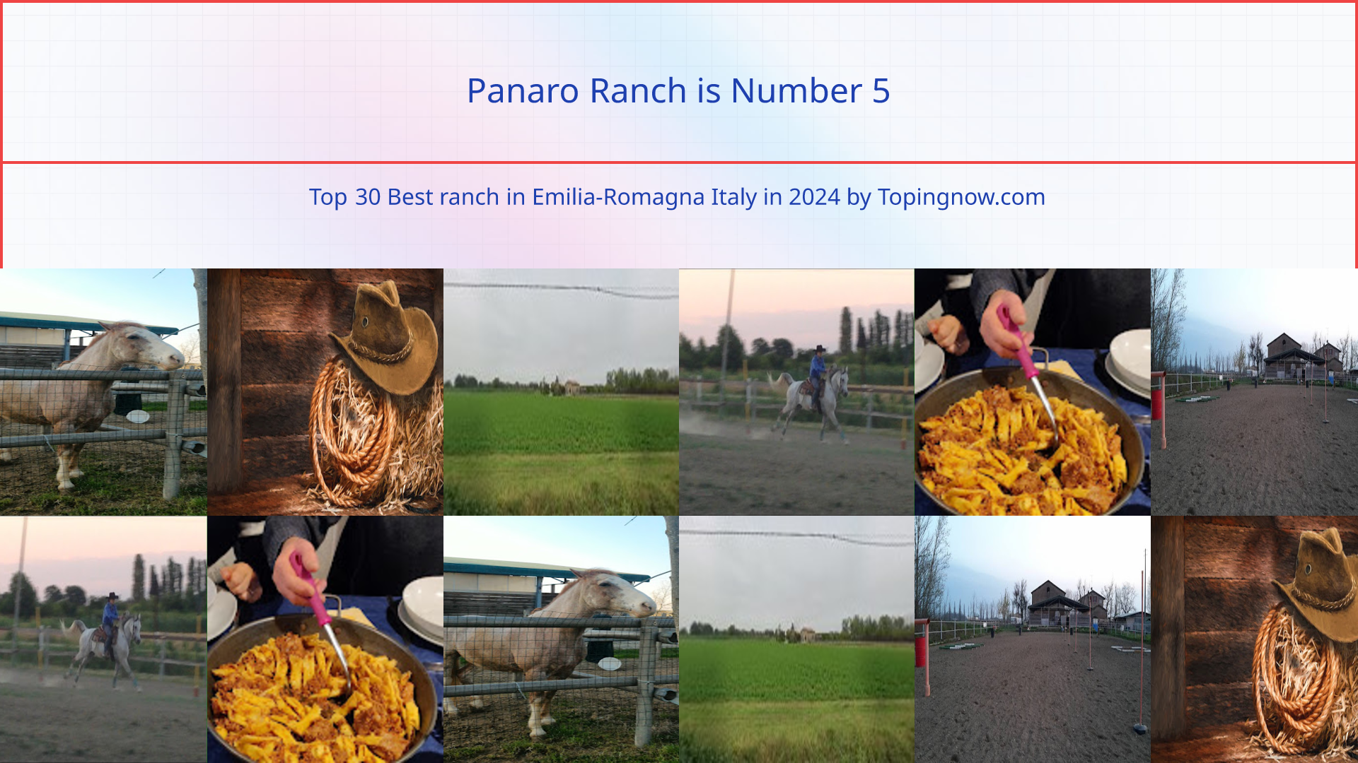 Panaro Ranch: Top 30 Best ranch in Emilia-Romagna Italy in 2024