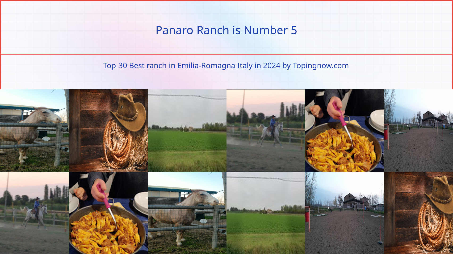 Panaro Ranch: Top 30 Best ranch in Emilia-Romagna Italy in 2025