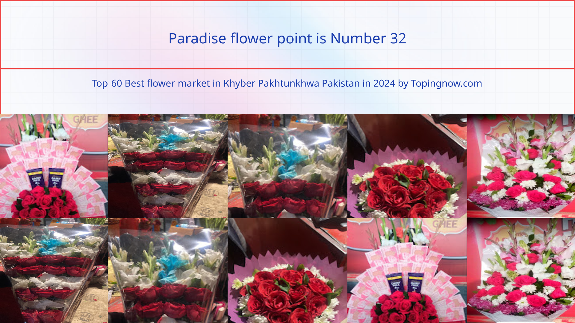 Paradise flower point: Top 60 Best flower market in Khyber Pakhtunkhwa Pakistan in 2024