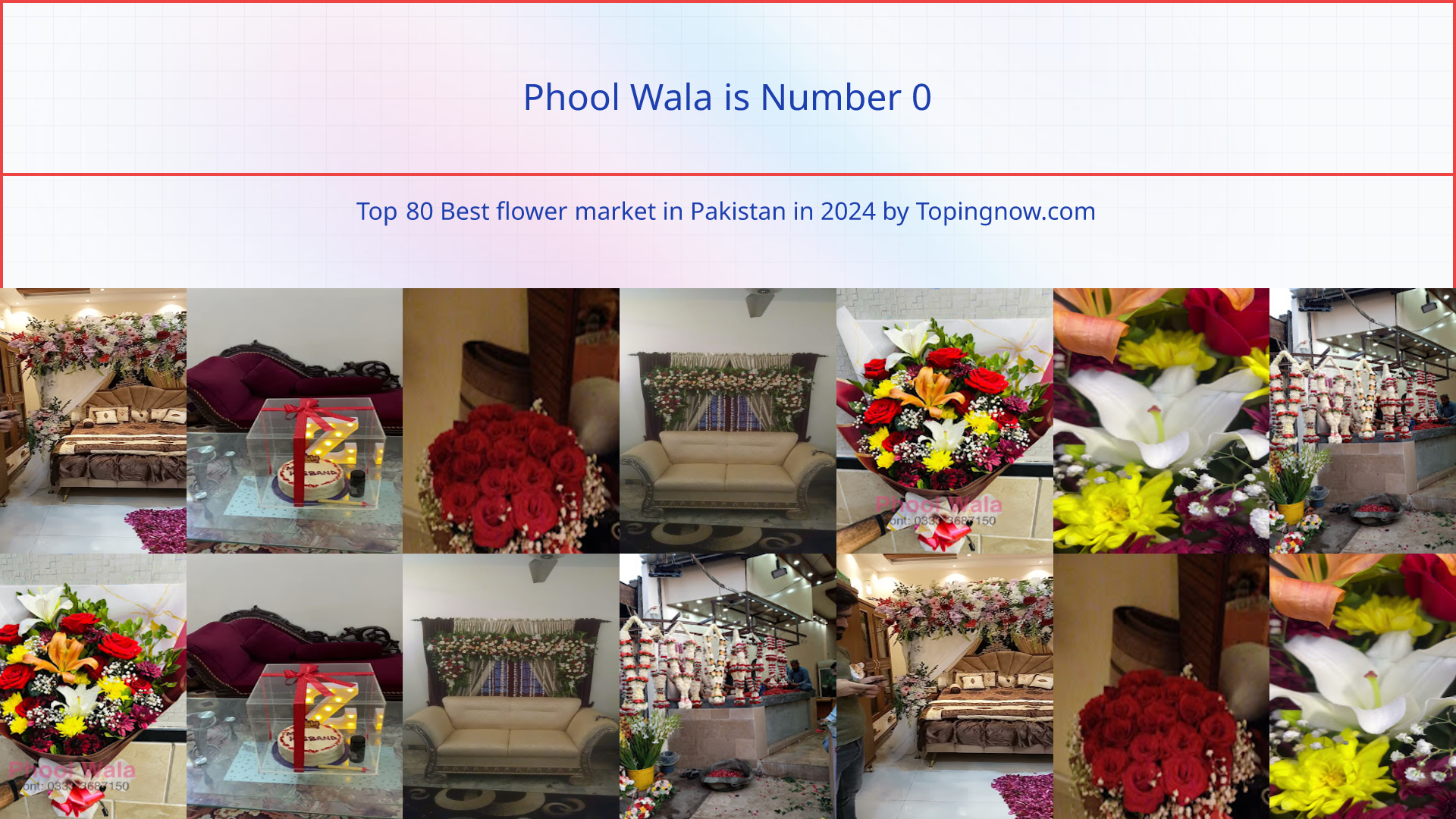 Phool Wala: Top 80 Best flower market in Pakistan in 2024