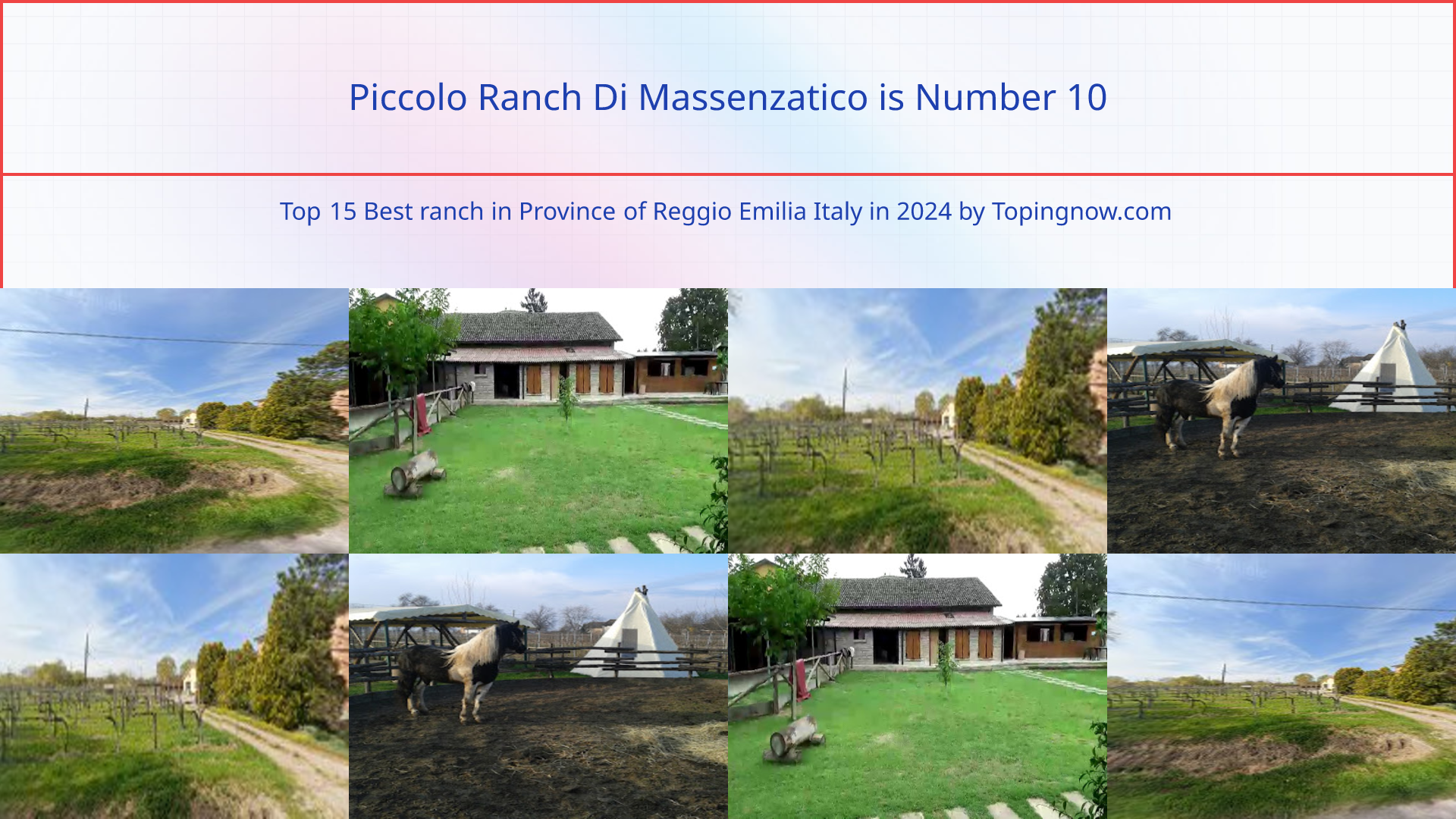 Piccolo Ranch Di Massenzatico: Top 15 Best ranch in Province of Reggio Emilia Italy in 2025