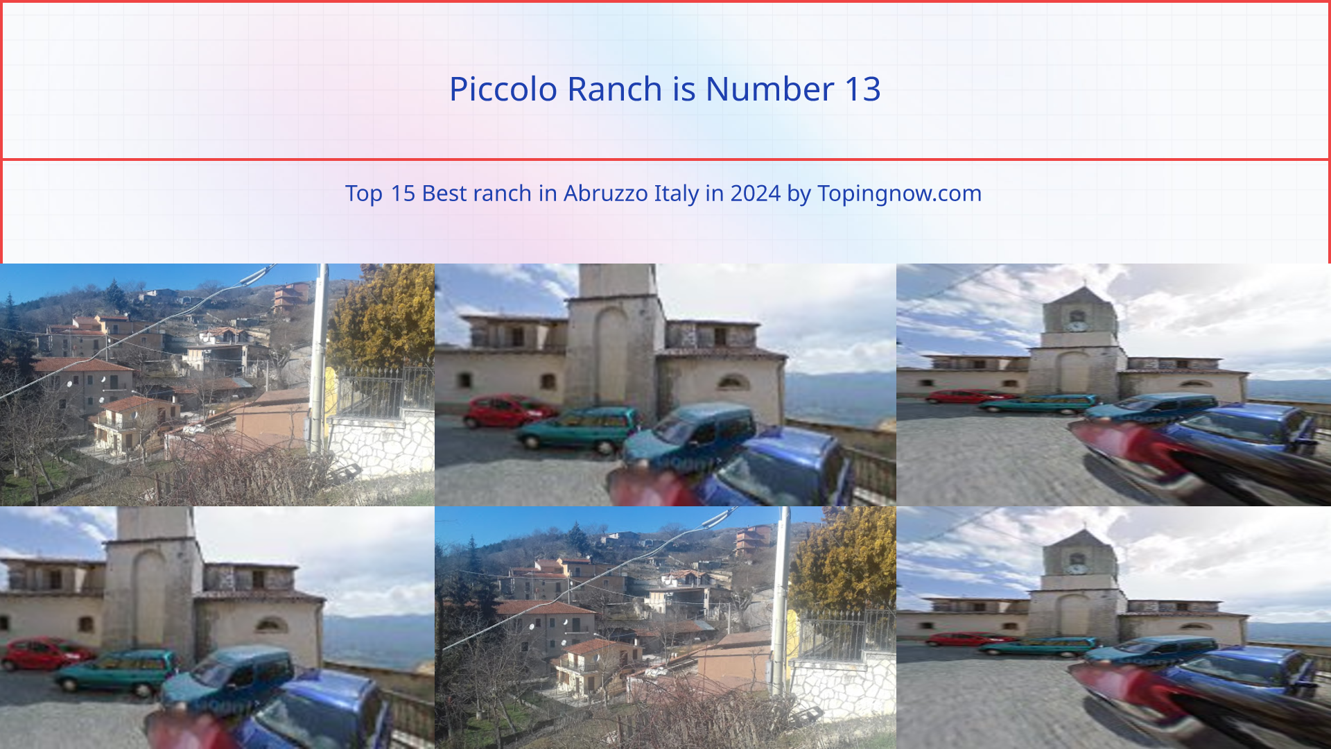 Piccolo Ranch: Top 15 Best ranch in Abruzzo Italy in 2024