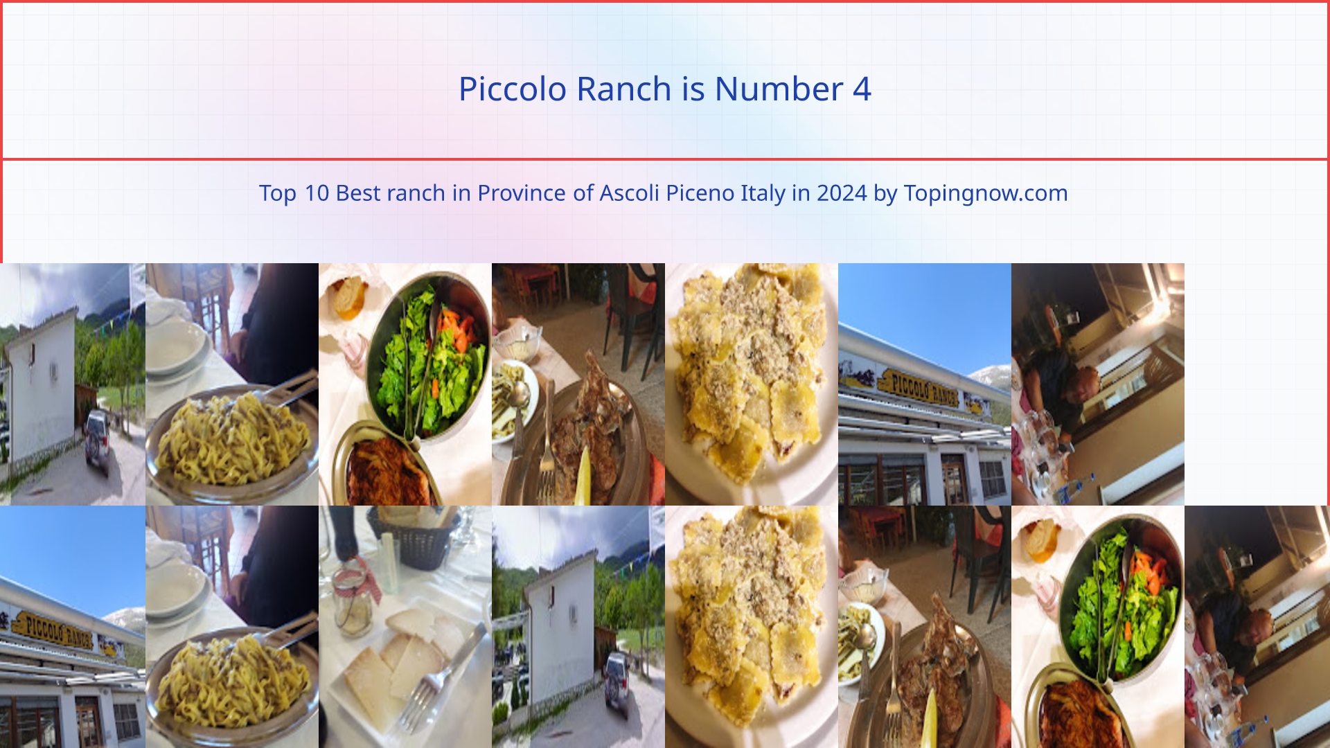 Piccolo Ranch: Top 10 Best ranch in Province of Ascoli Piceno Italy in 2024
