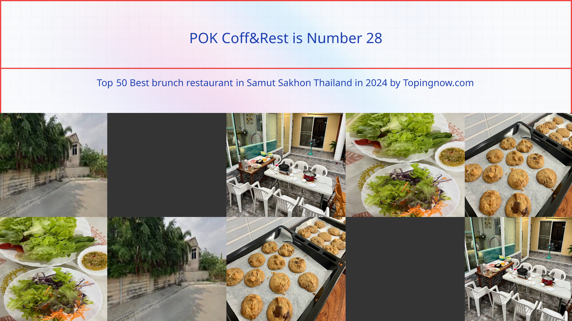 POK Coff&Rest: Top 50 Best brunch restaurant in Samut Sakhon Thailand in 2024