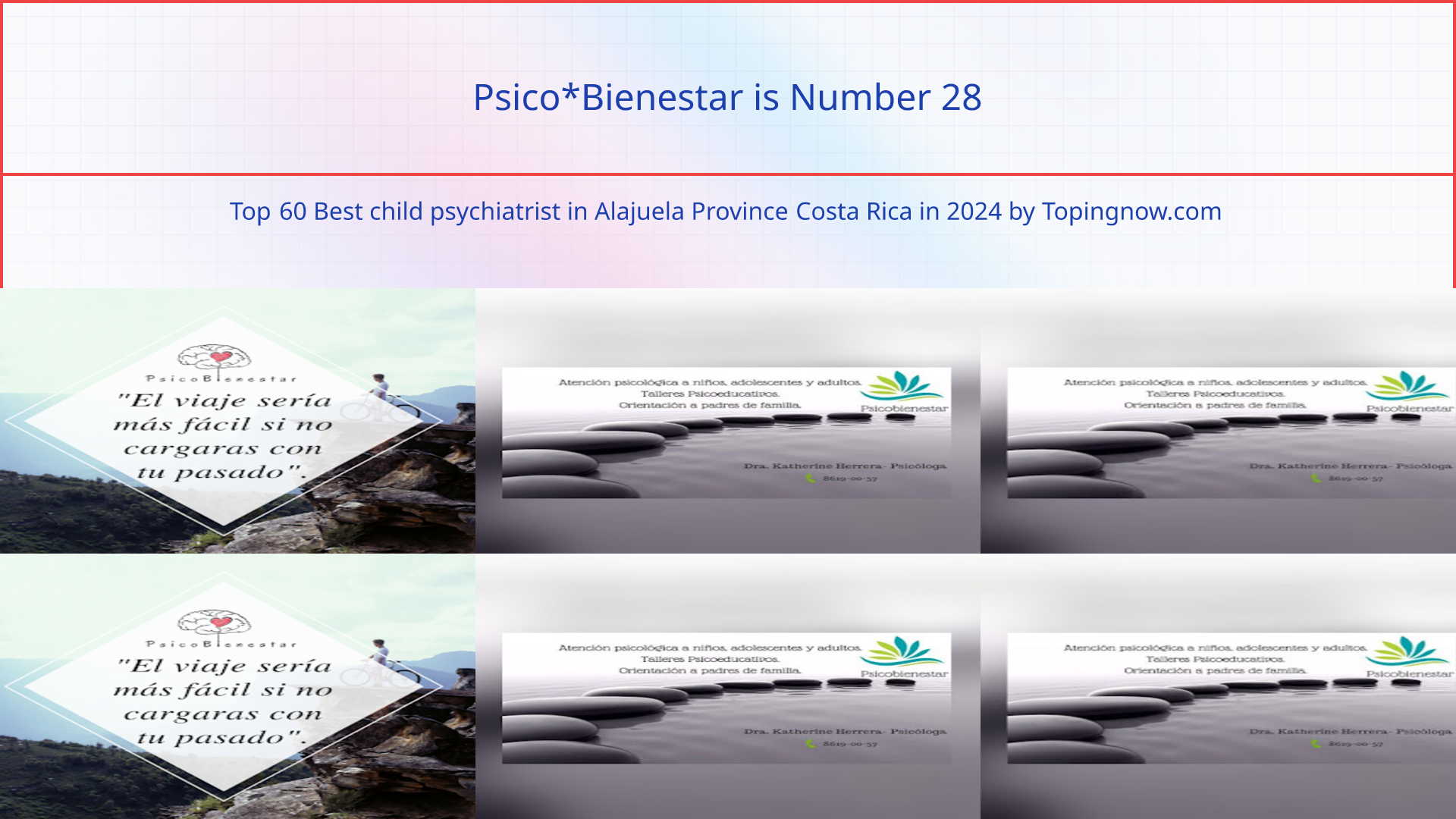 Psico*Bienestar: Top 60 Best child psychiatrist in Alajuela Province Costa Rica in 2024