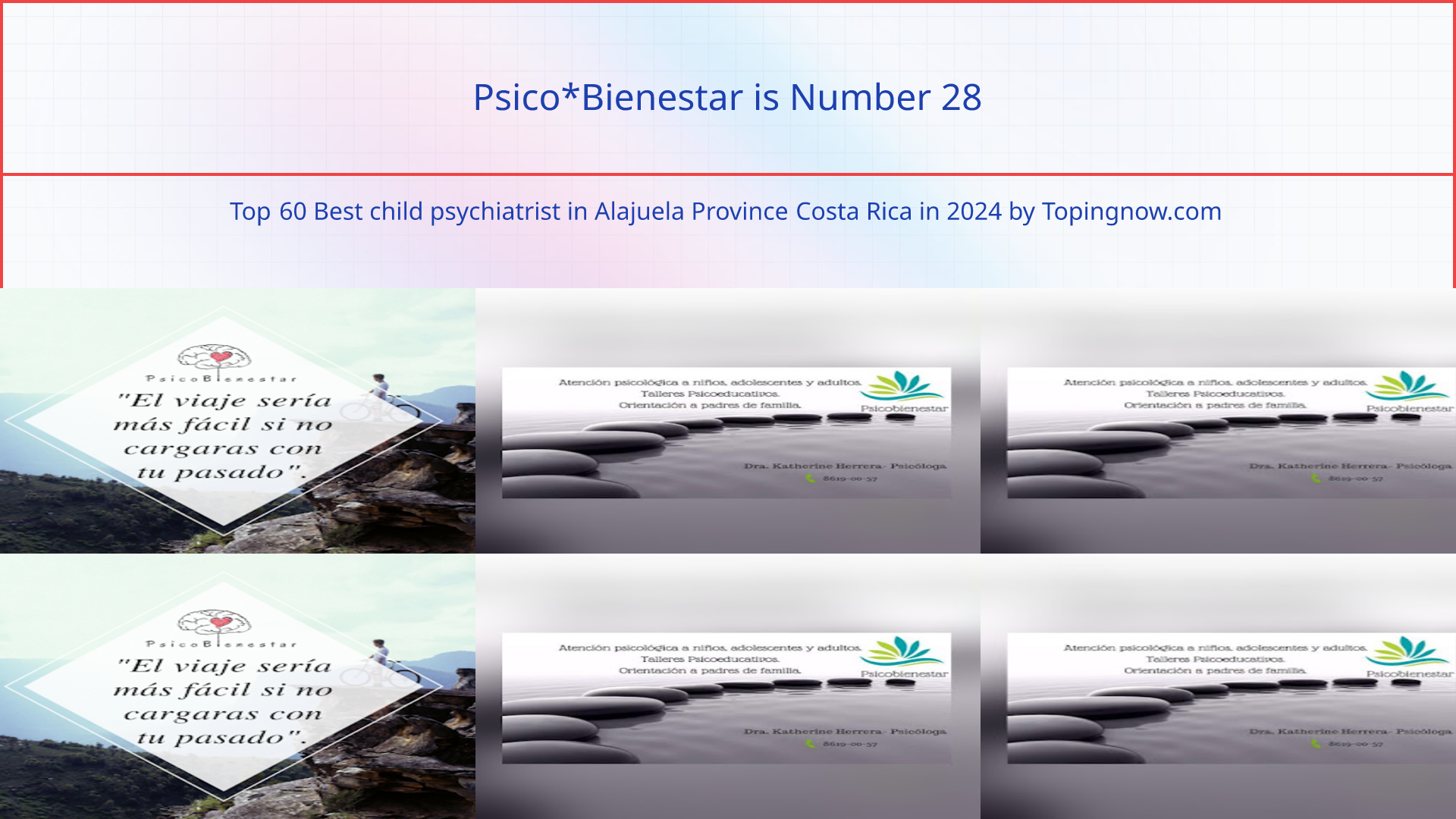 Psico*Bienestar: Top 60 Best child psychiatrist in Alajuela Province Costa Rica in 2025