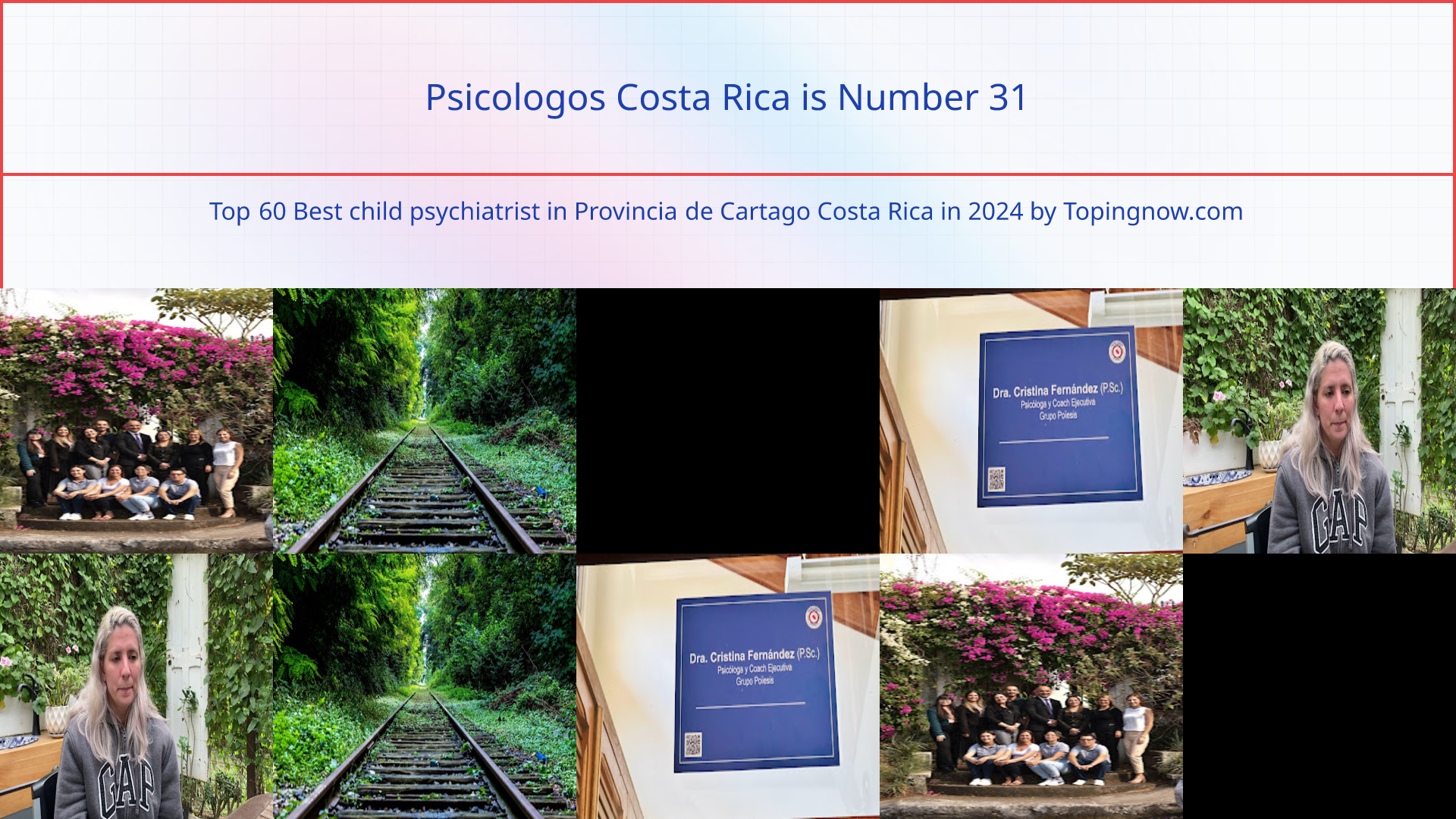 Psicologos Costa Rica: Top 60 Best child psychiatrist in Provincia de Cartago Costa Rica in 2024