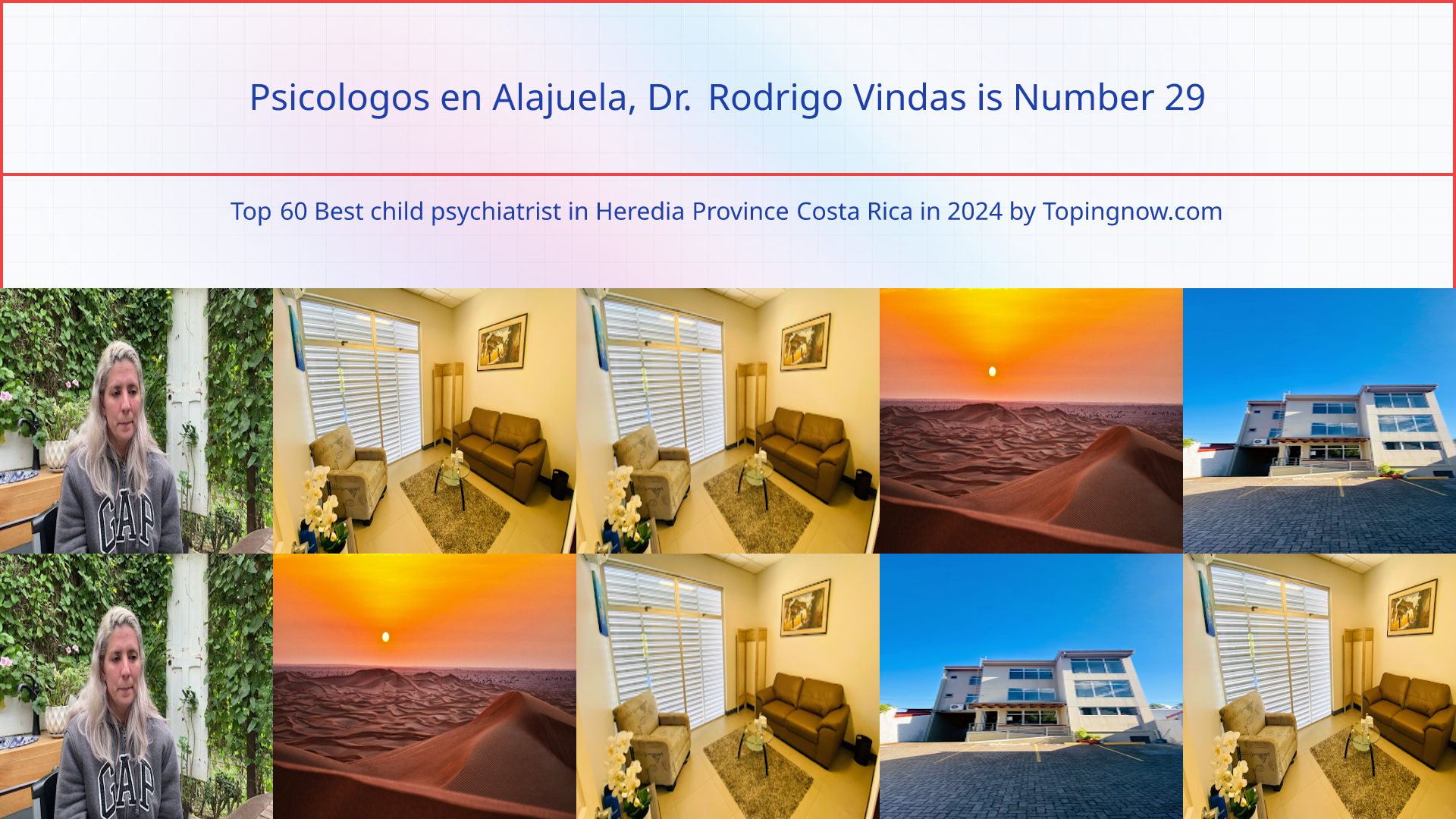 Psicologos en Alajuela, Dr. Rodrigo Vindas: Top 60 Best child psychiatrist in Heredia Province Costa Rica in 2025