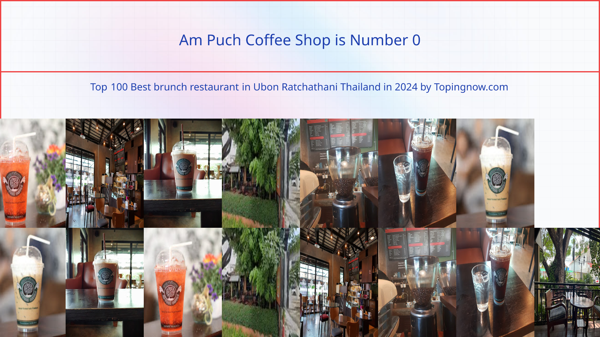 Am Puch Coffee Shop: Top 100 Best brunch restaurant in Ubon Ratchathani Thailand in 2025