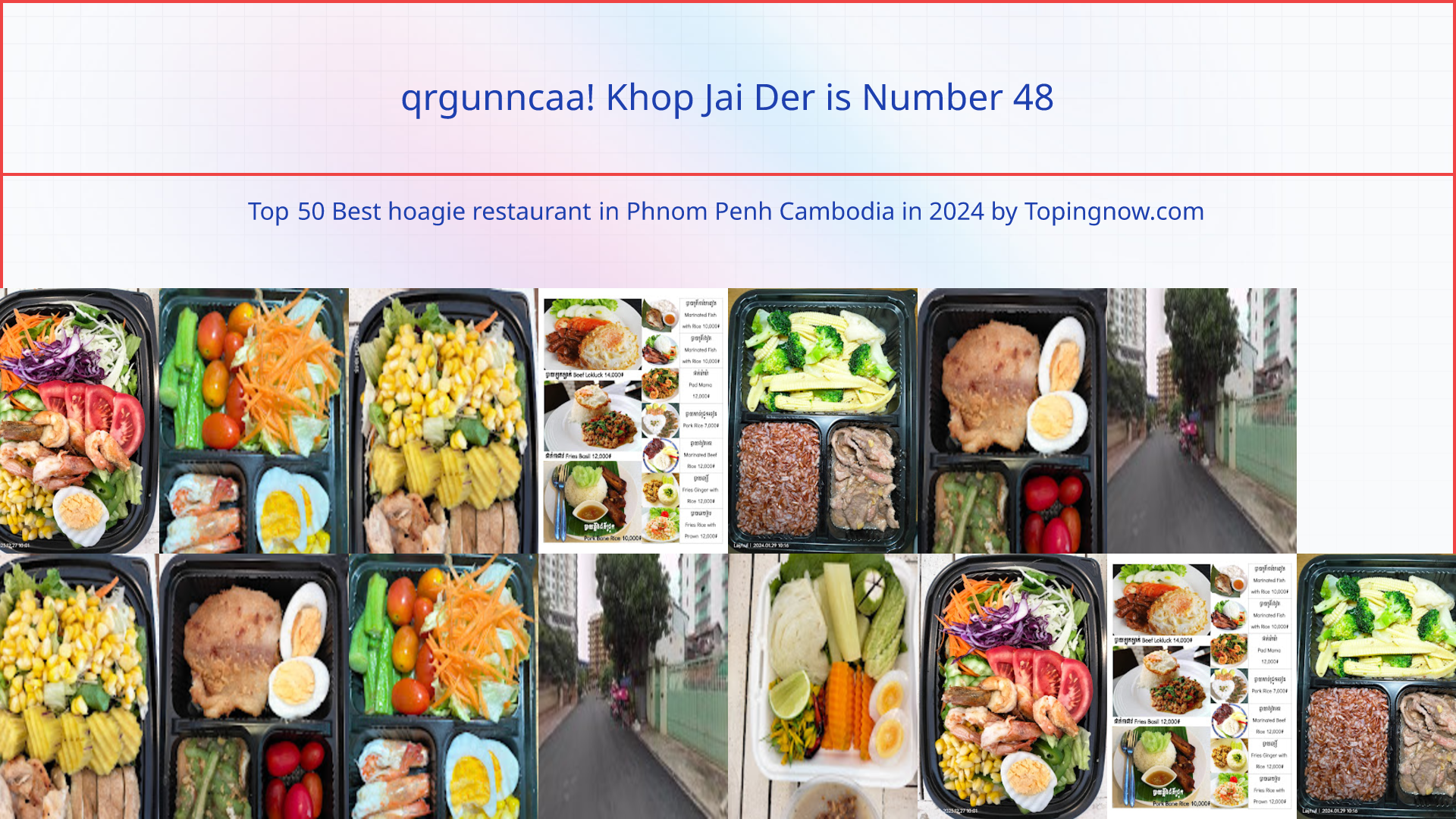 qrgunncaa! Khop Jai Der: Top 50 Best hoagie restaurant in Phnom Penh Cambodia in 2024