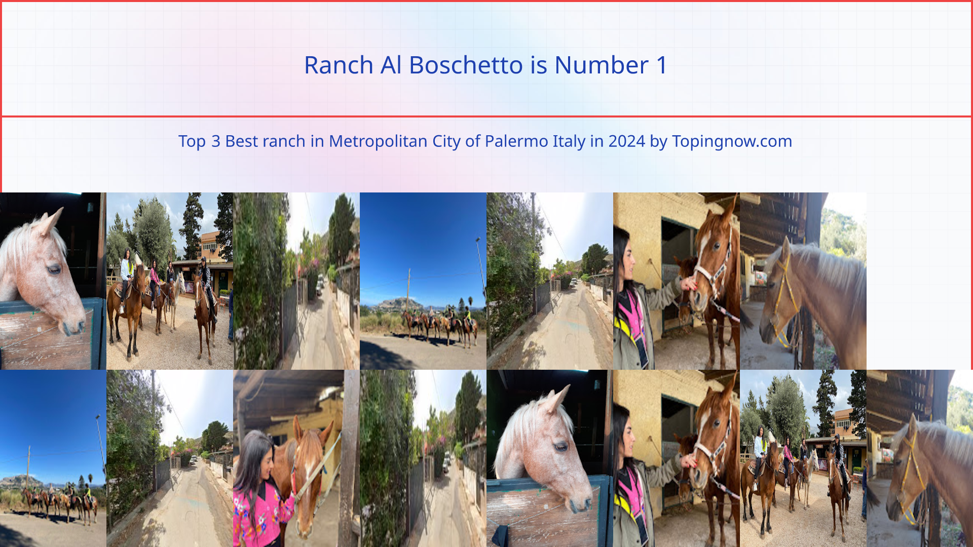 Ranch Al Boschetto: Top 3 Best ranch in Metropolitan City of Palermo Italy in 2025