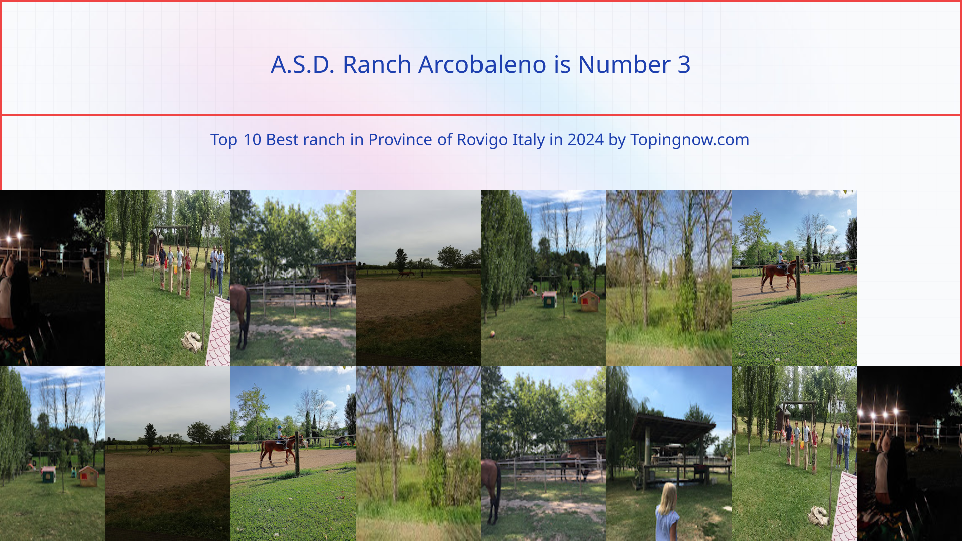 A.S.D. Ranch Arcobaleno: Top 10 Best ranch in Province of Rovigo Italy in 2025