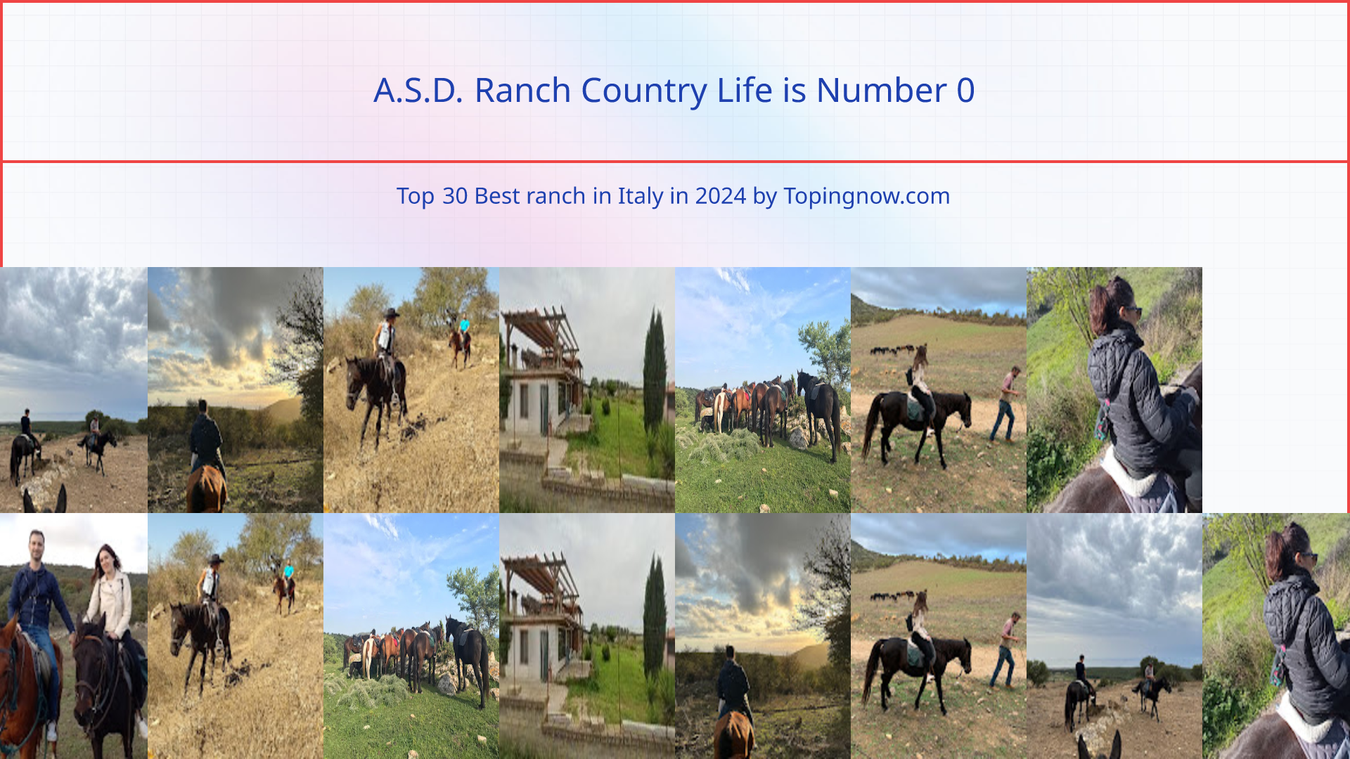 A.S.D. Ranch Country Life: Top 30 Best ranch in Italy in 2025