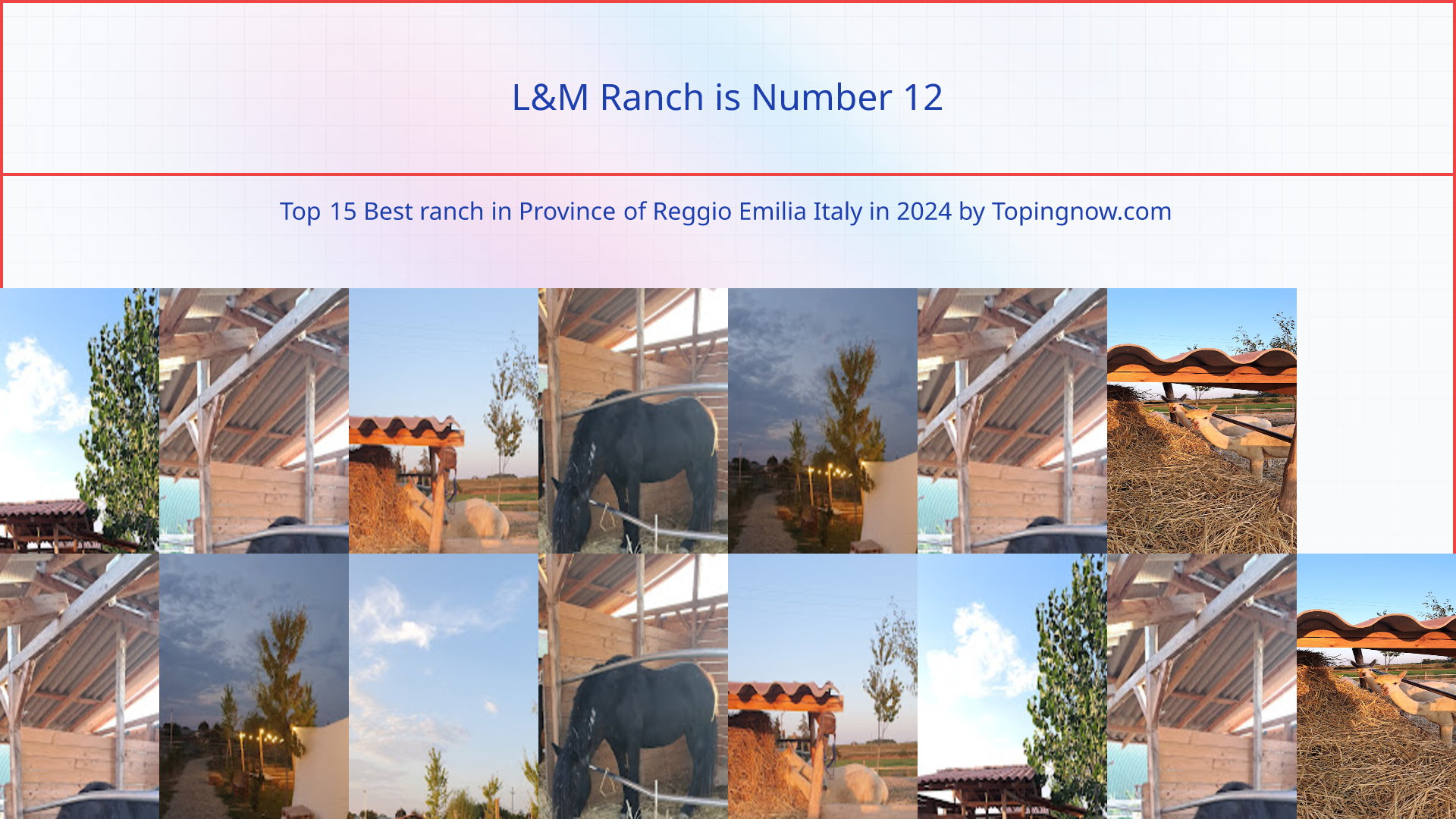 L&M Ranch: Top 15 Best ranch in Province of Reggio Emilia Italy in 2024