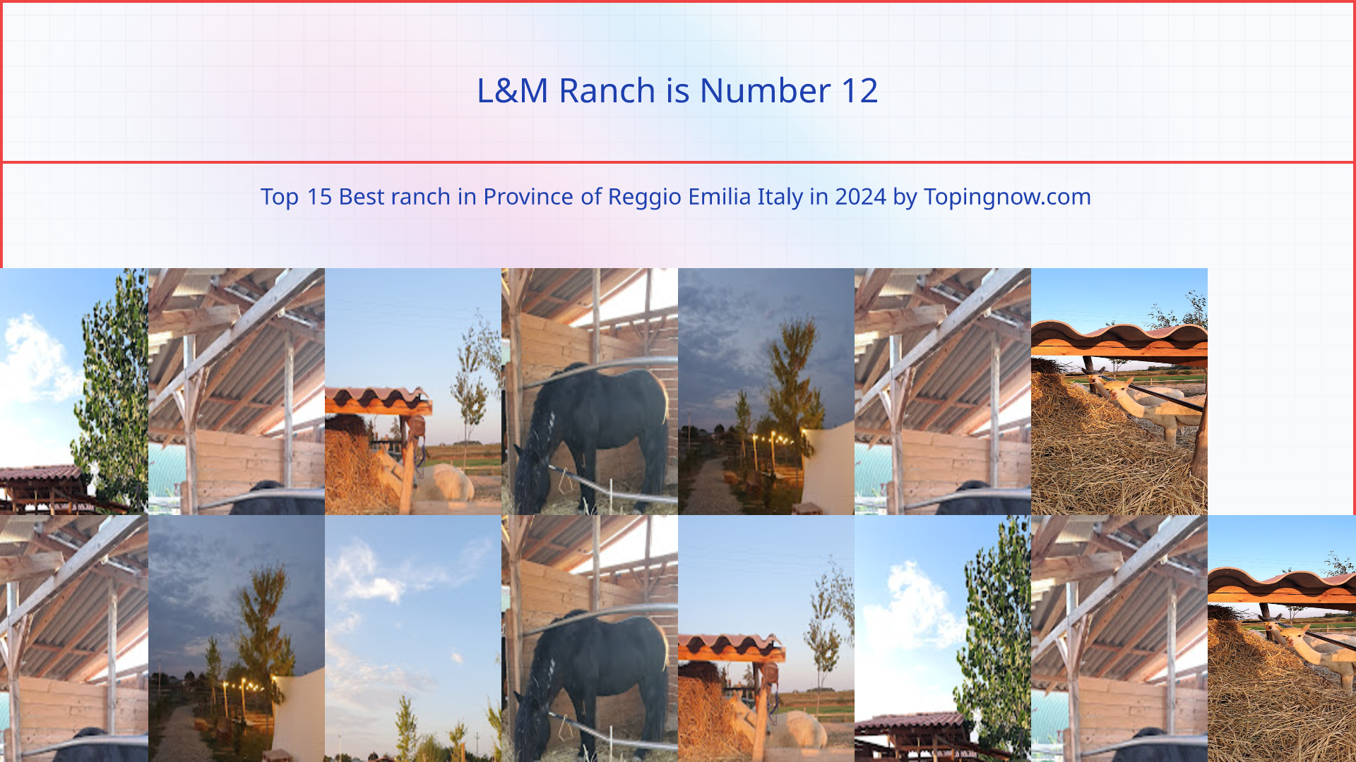 L&M Ranch: Top 15 Best ranch in Province of Reggio Emilia Italy in 2025