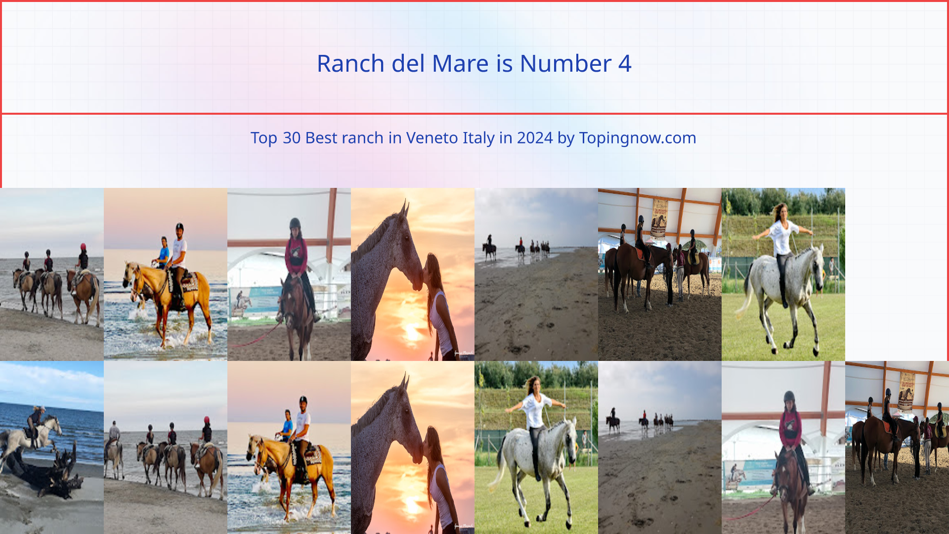 Ranch del Mare: Top 30 Best ranch in Veneto Italy in 2024