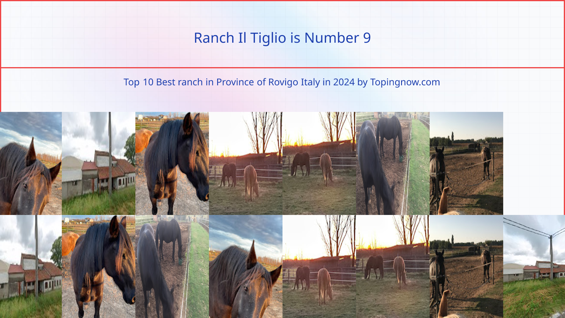 Ranch Il Tiglio: Top 10 Best ranch in Province of Rovigo Italy in 2025