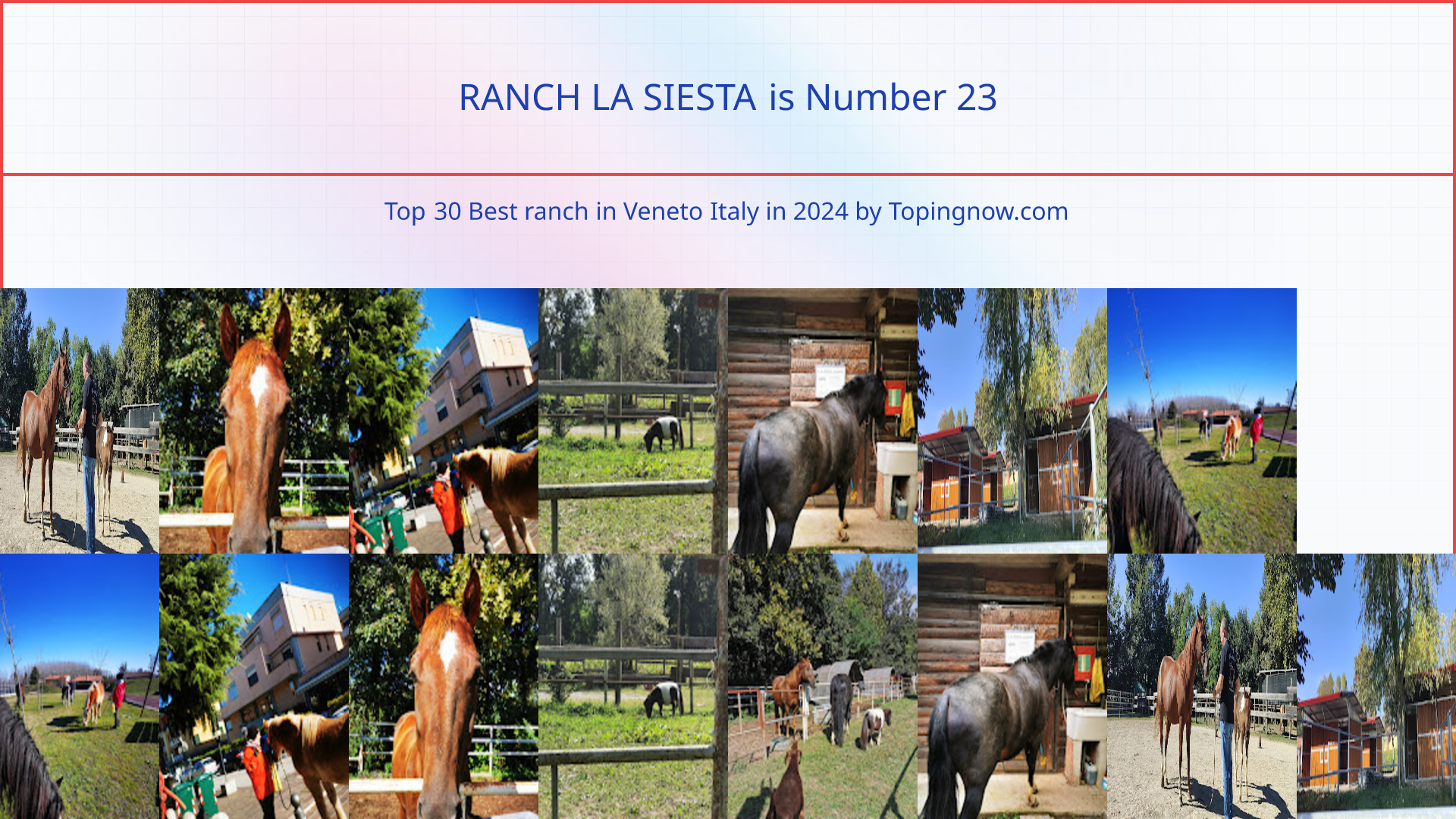 RANCH LA SIESTA: Top 30 Best ranch in Veneto Italy in 2024