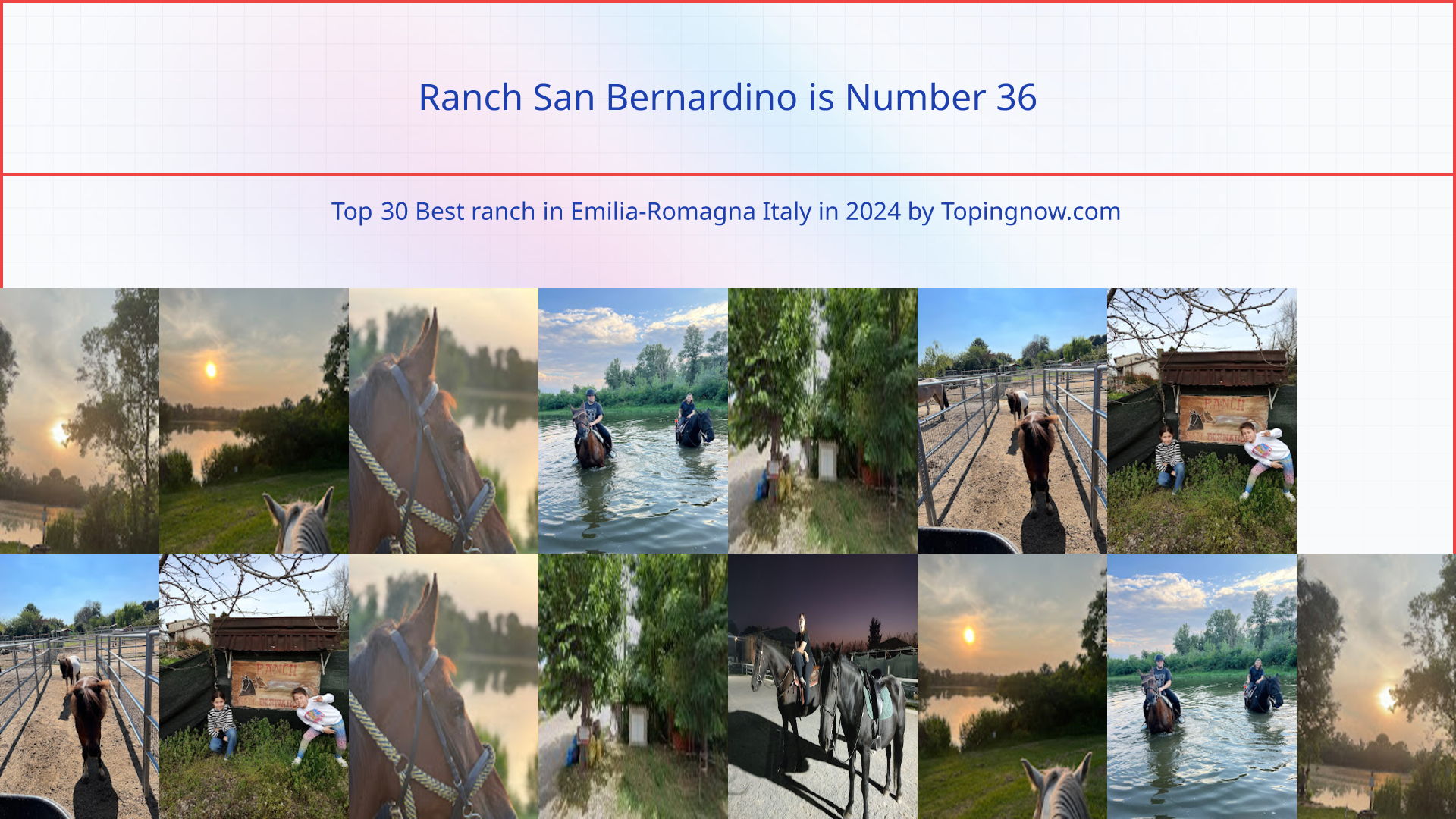 Ranch San Bernardino: Top 30 Best ranch in Emilia-Romagna Italy in 2025